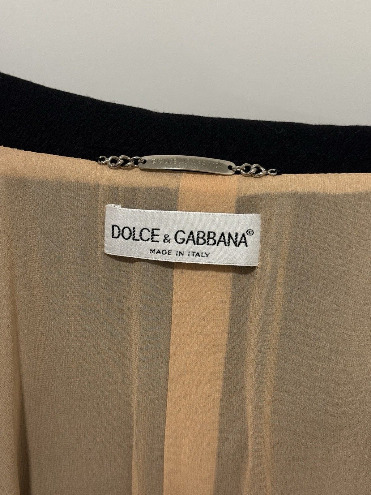 Dolce & Gabbana DDP Dolce & Gabbana Coat Wool Vintage Blazer jacket buttons Size M / US 6-8 / IT 42-44 - 13 Thumbnail