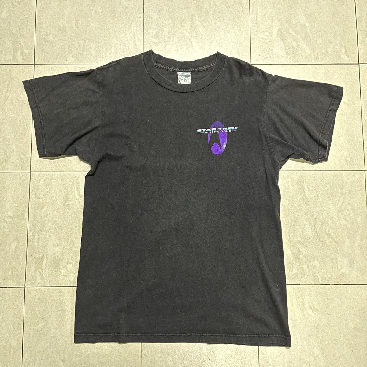 Vintage Vintage Star Trek Generations Movie T Shirt Size US M / EU 48-50 / 2 - 5 Thumbnail