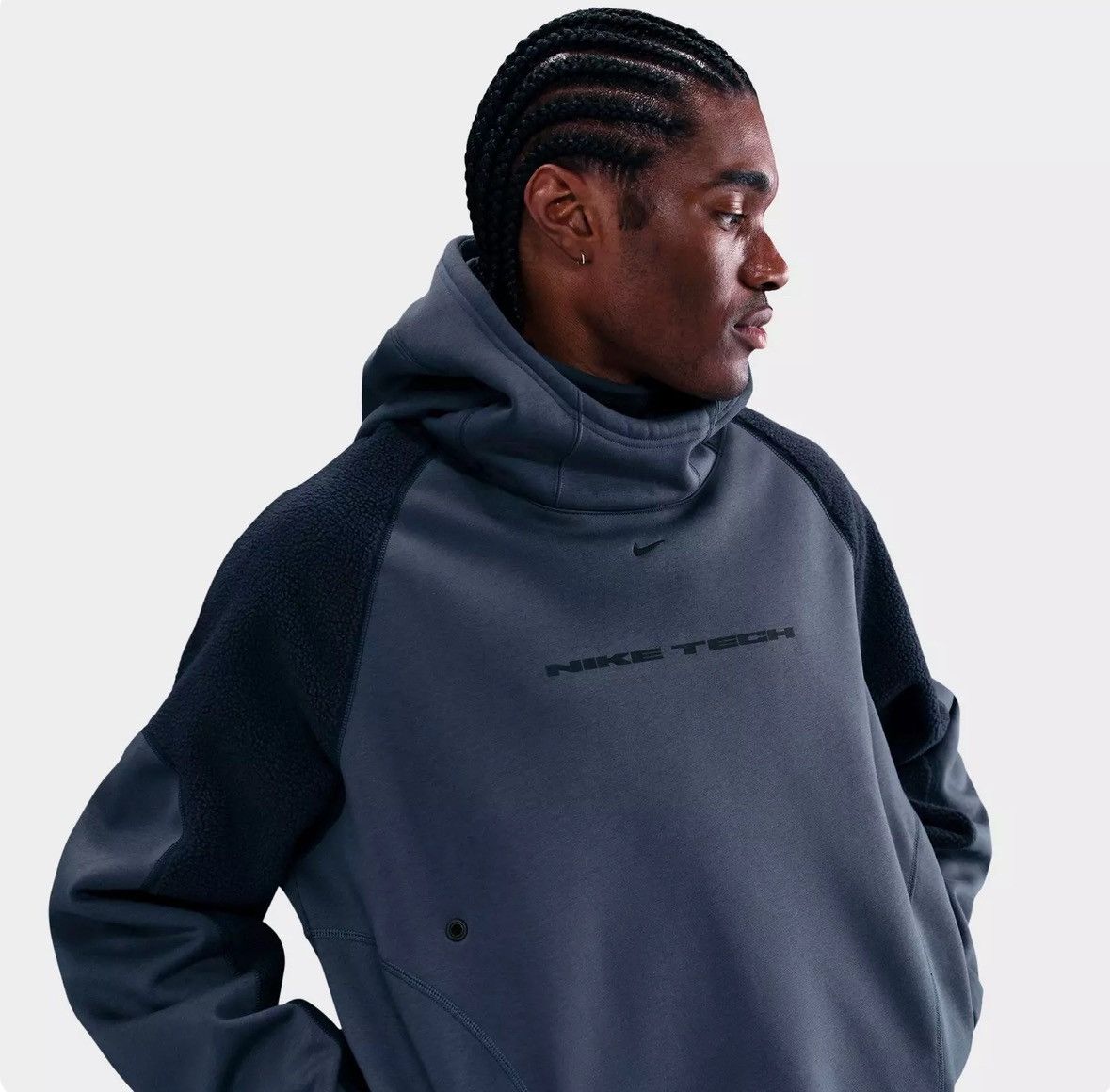 Nike Nike Tech BOREAS Hoodie (Navy XXL) Size US XXL / EU 58 / 5 - 2 Thumbnail
