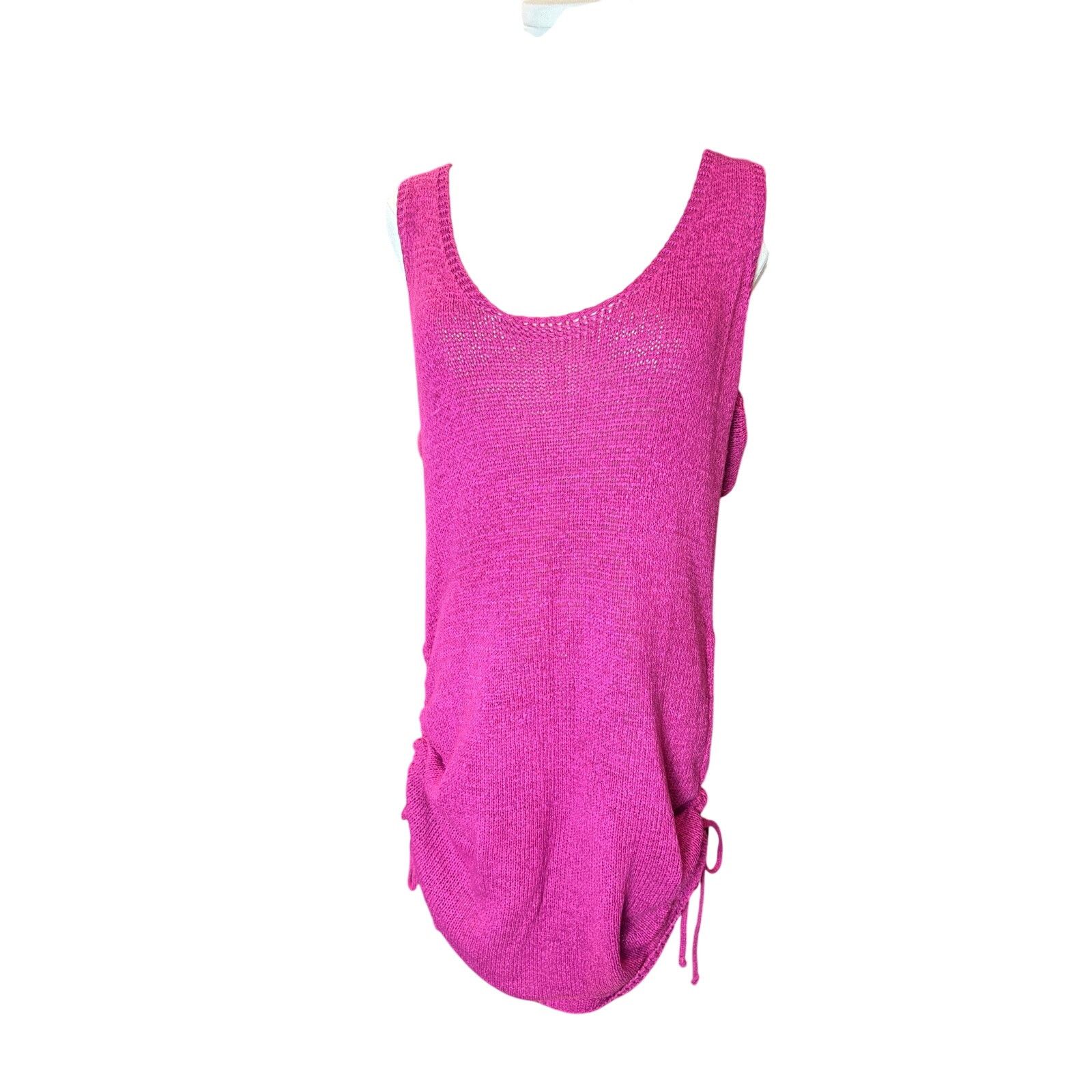 Other SNDYS Hot Pink Knit Mini Dress - Perfect Summer Look! Size S / US 4 / IT 40 - 5 Thumbnail