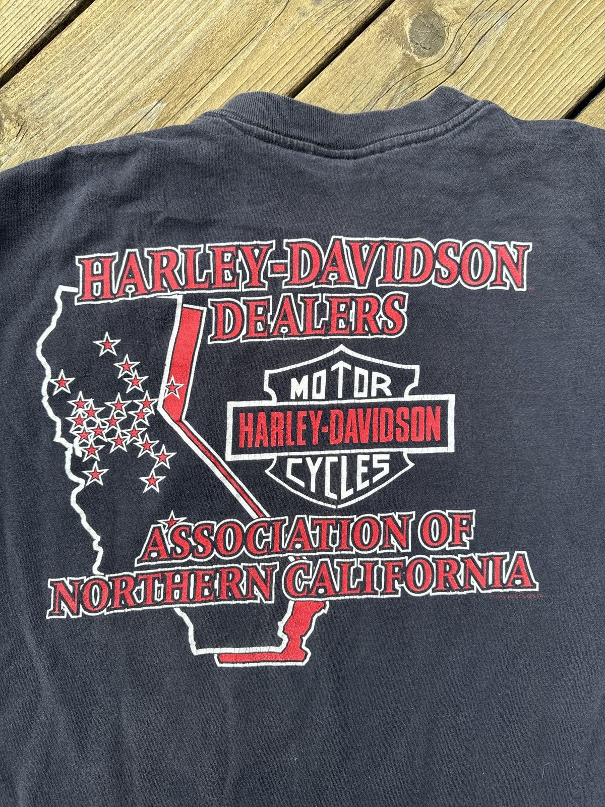 Harley Davidson Vintage 1992 Harley Davidson Carson City Fall Run T Shirt XL Size US XL / EU 56 / 4 - 12 Thumbnail
