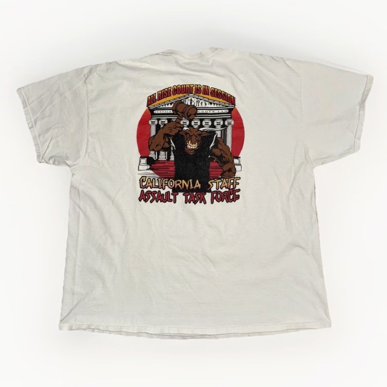 Vintage VINTAGE California Staff Assault Task Force T-Shirt XXL 24x28 CSATF “All Rise” Size US XXL / EU 58 / 5 - 2 Thumbnail