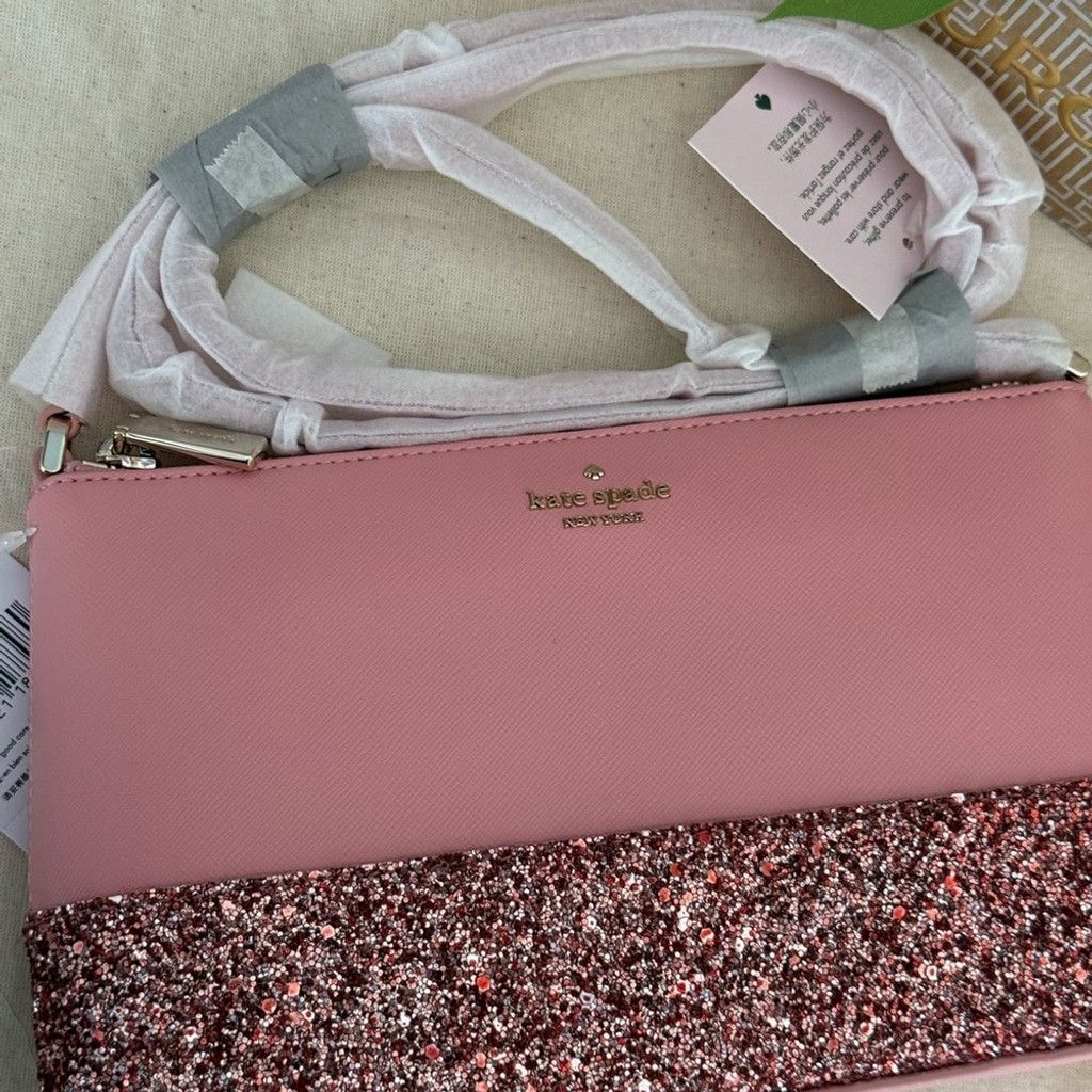 Kate Spade Kate Spade Pink Glitter Crossbody Bag Size ONE SIZE - 3 Thumbnail