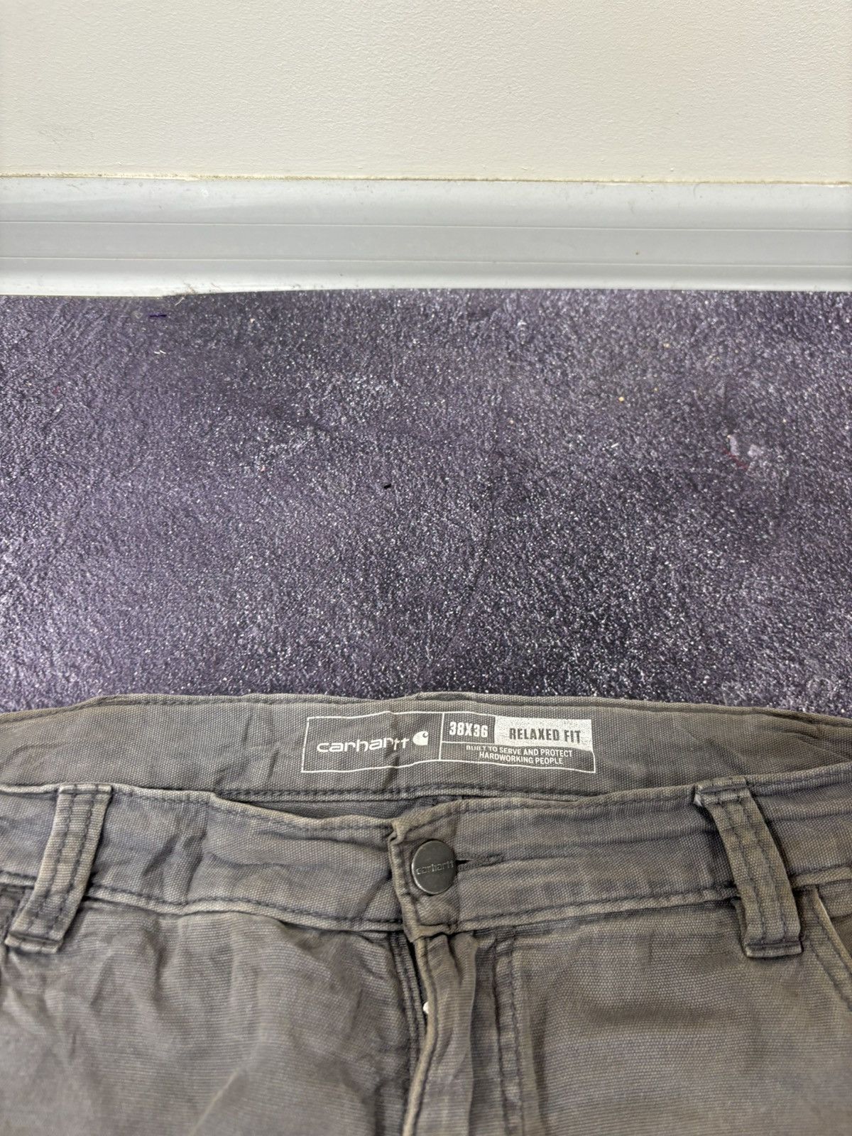 Carhartt Vintage Carhartt Y2K Distressed USA Work Hype Pants Jeans Size US 38 / EU 54 - 14 Thumbnail