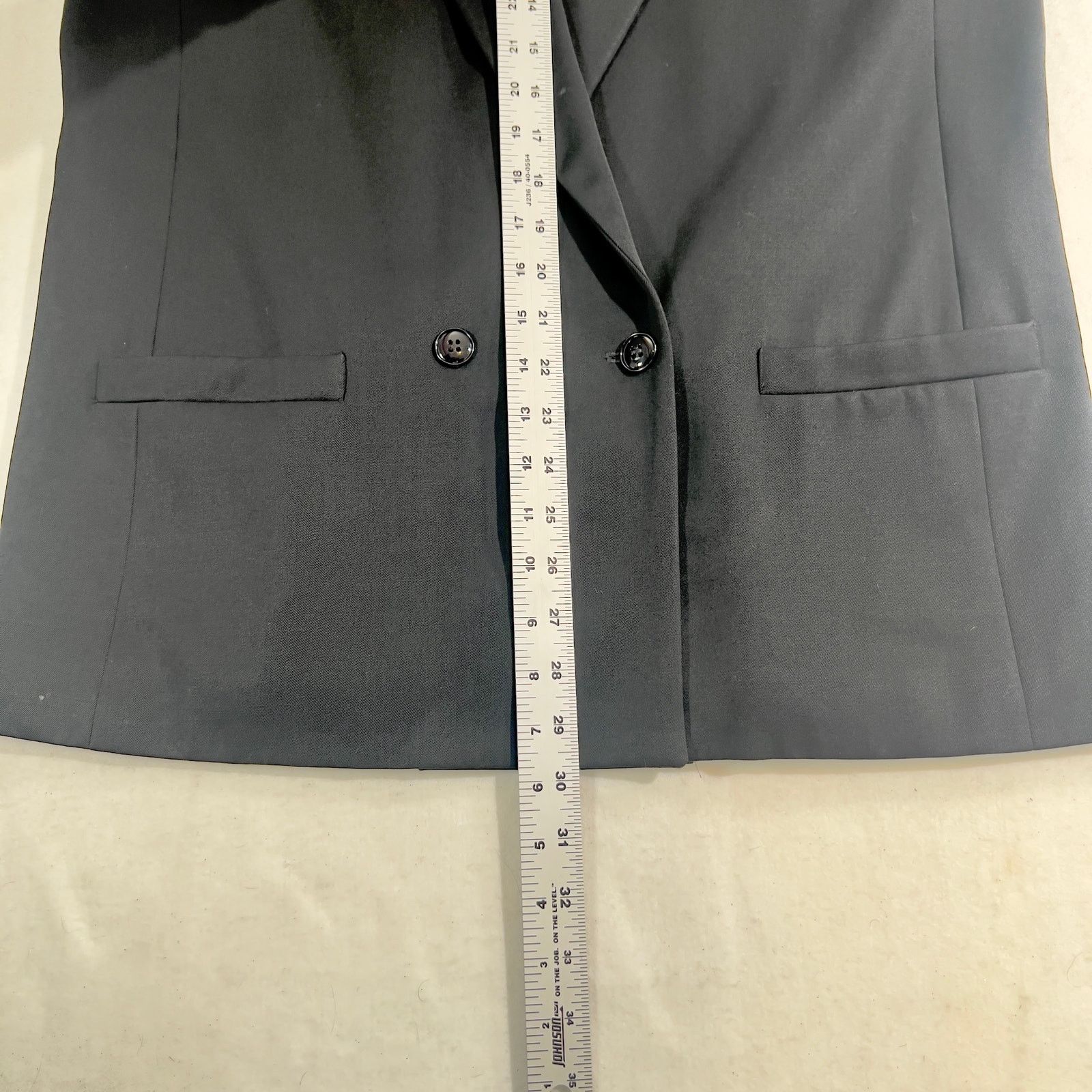 Oleg Cassini Oleg Cassini Blazer Single Button Double BreastBlack Pockets Size M / US 6-8 / IT 42-44 - 9 Thumbnail