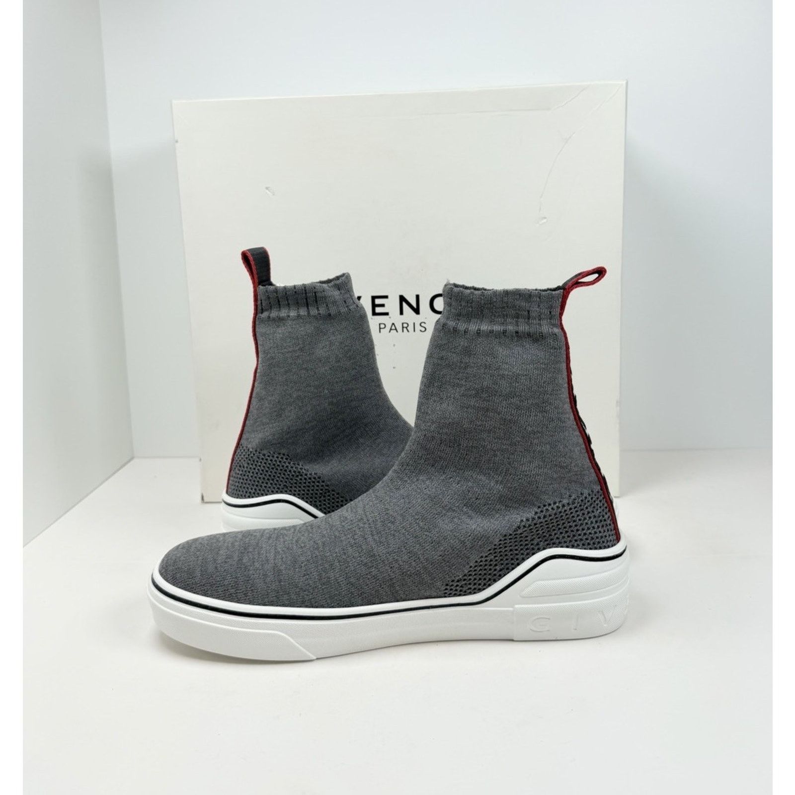 Givenchy Size 41EU/8US - Givenchy Grey Knit Fabric High NEW Size US 8 / EU 41 - 6 Thumbnail