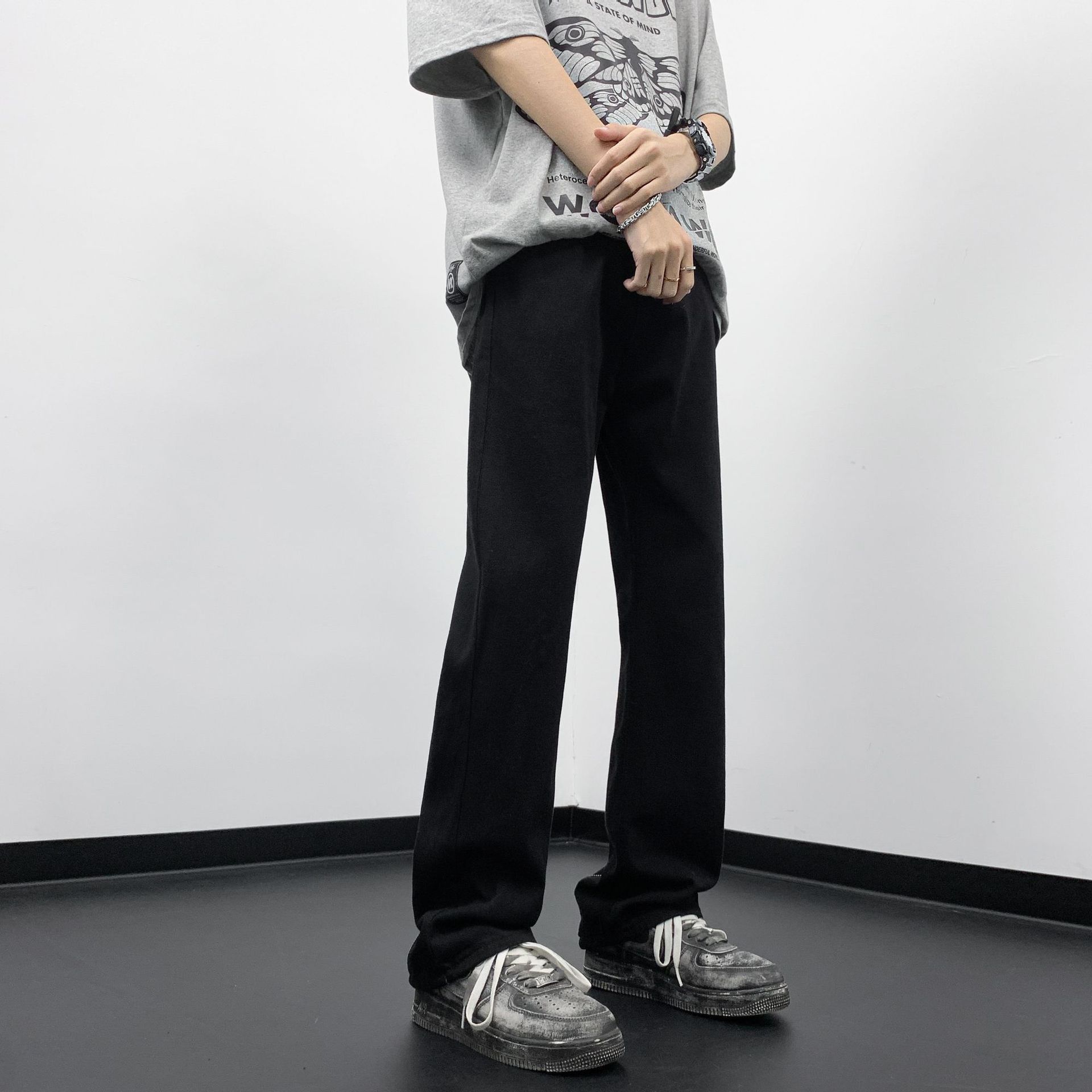 Japanese Brand × Jean Retro loose straight leg wide leg jeans Size US 30 / EU 46 - 5 Thumbnail