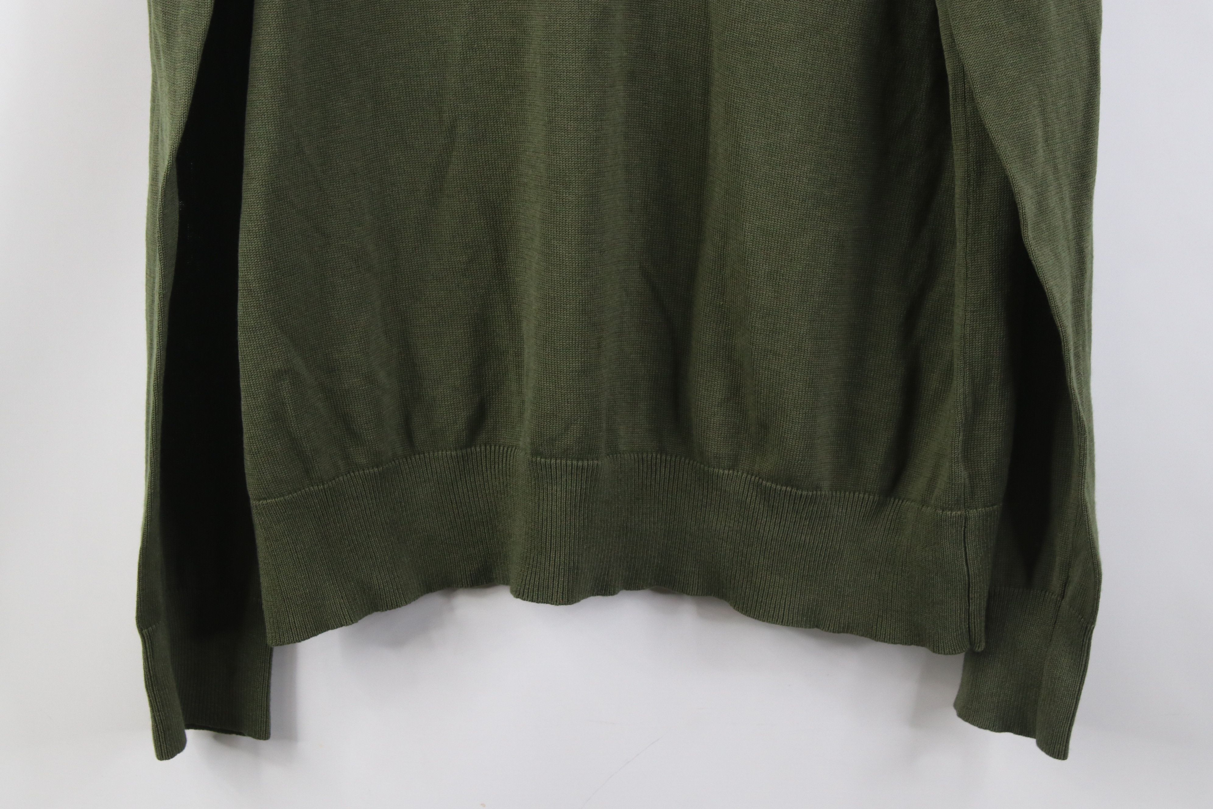 Banana Republic Banana Republic Silk Cashmere Knit V-Neck Sweater Green Size US L / EU 52-54 / 3 - 3 Thumbnail