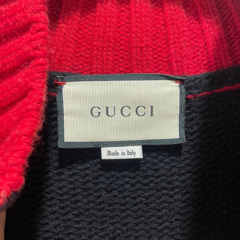 Gucci Gucci Old flower full LOGO zipper sweater knitted jacket 25 Size US XL / EU 56 / 4 - 3 Thumbnail