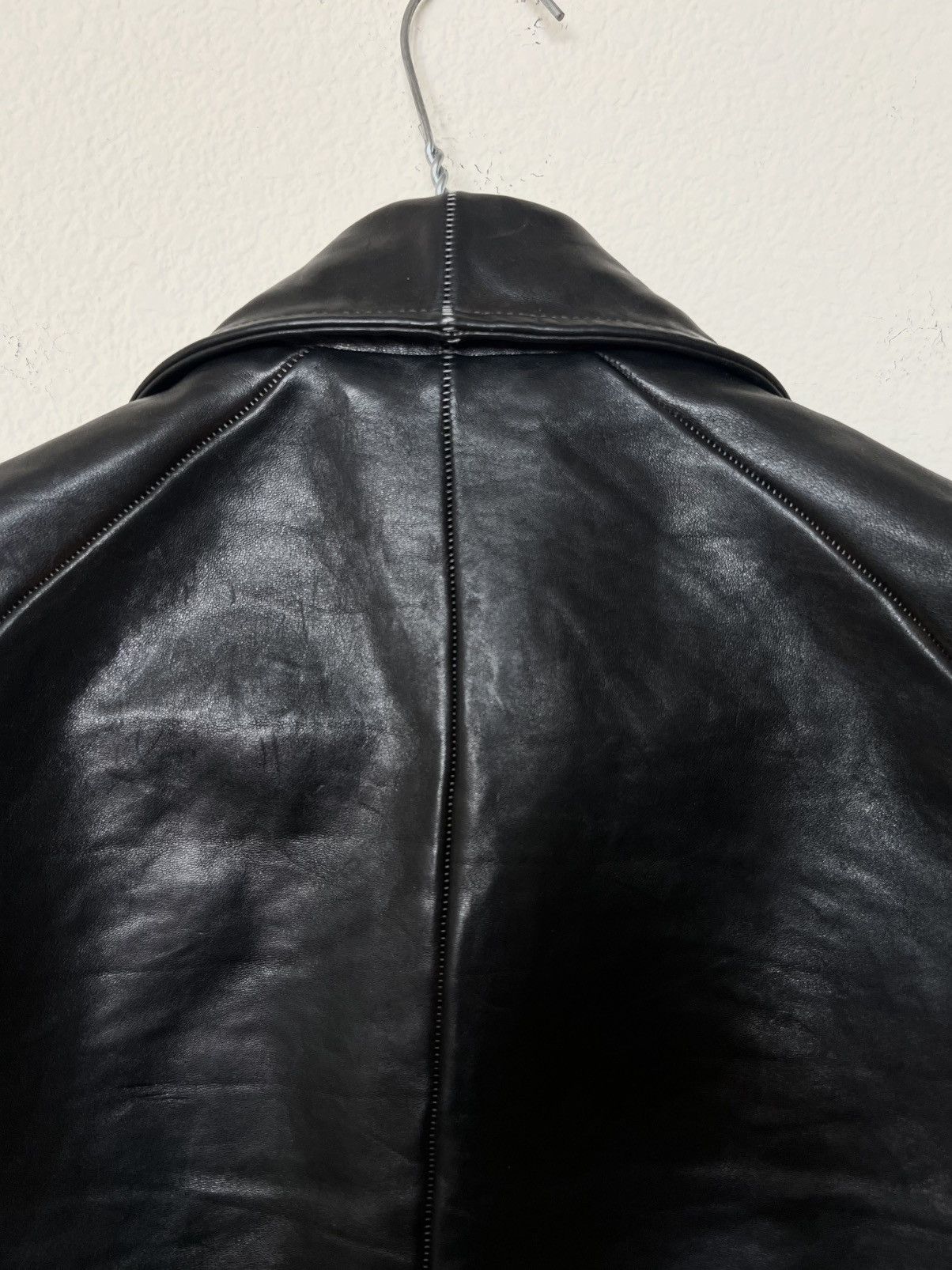 CCP Scarstitch Leather Jacket Size 48