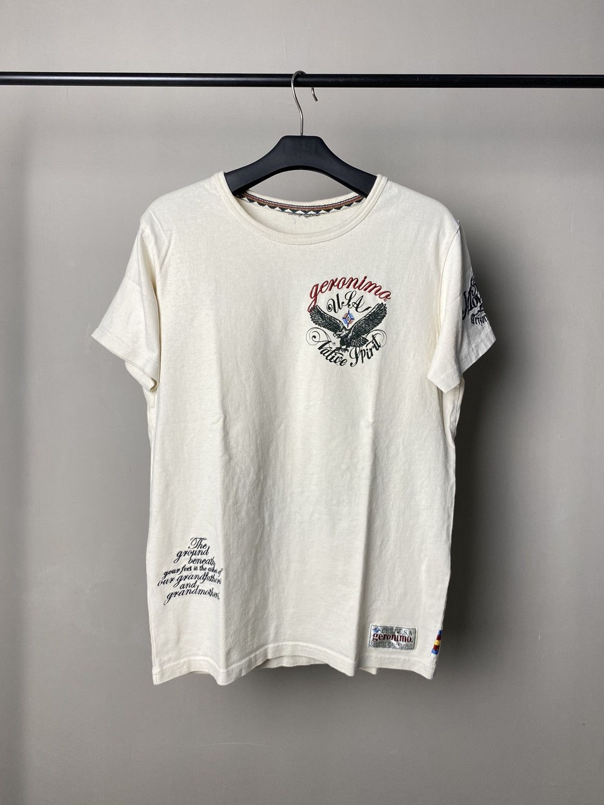 Beauty Beast × If Six Was Nine × Japanese Brand Geronimo Embroidery Poem Tshirt Size US M / EU 48-50 / 2 - 1 Thumbnail