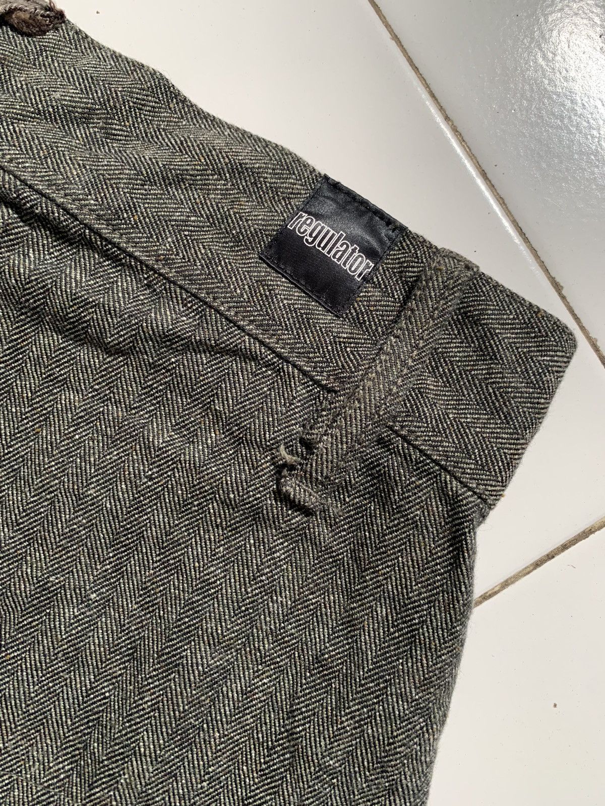 Beauty Beast × If Six Was Nine × Japanese Brand Regulator japan plaid mix with herringbone multi pocket pant Size US 32 / EU 48 - 5 Thumbnail