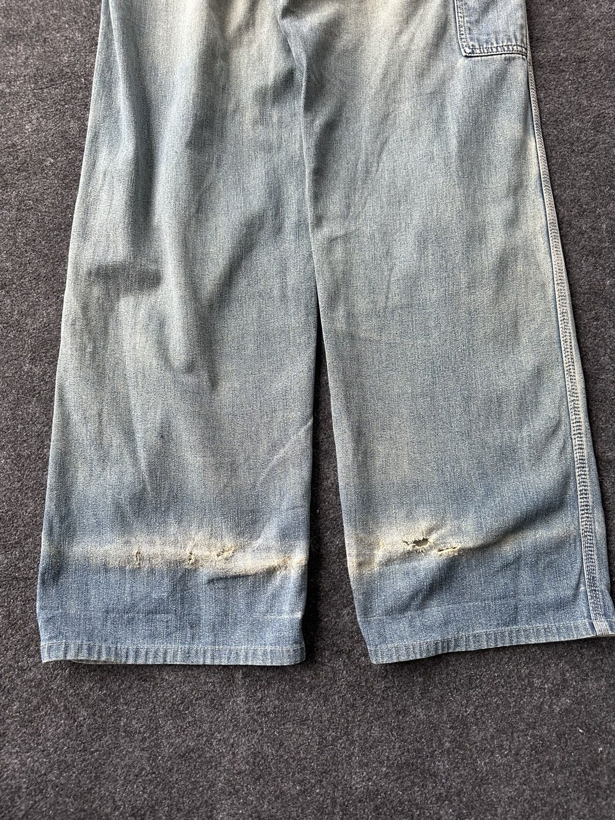 Carhartt Vintage Wrangler Blue Bell Overall Denim W30-32 D256 Size US 30 / EU 46 - 7 Thumbnail