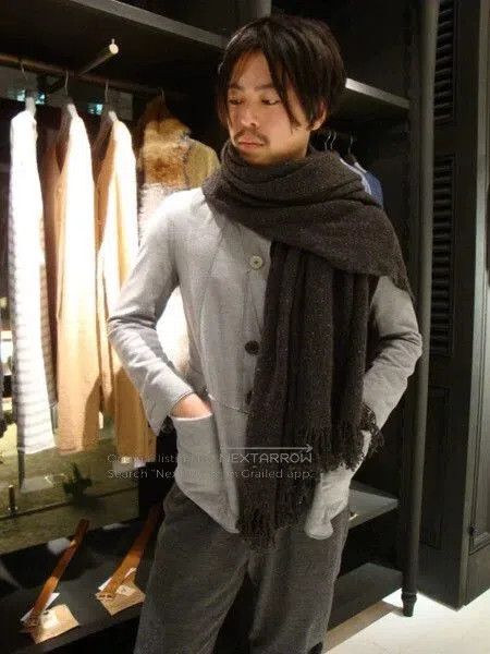 Takahiromiyashita The Soloist. TAKAHIROMIYASHITA THE SOLOIST Oversized Scarf Cape . Size US M / EU 48-50 / 2 - 3 Thumbnail