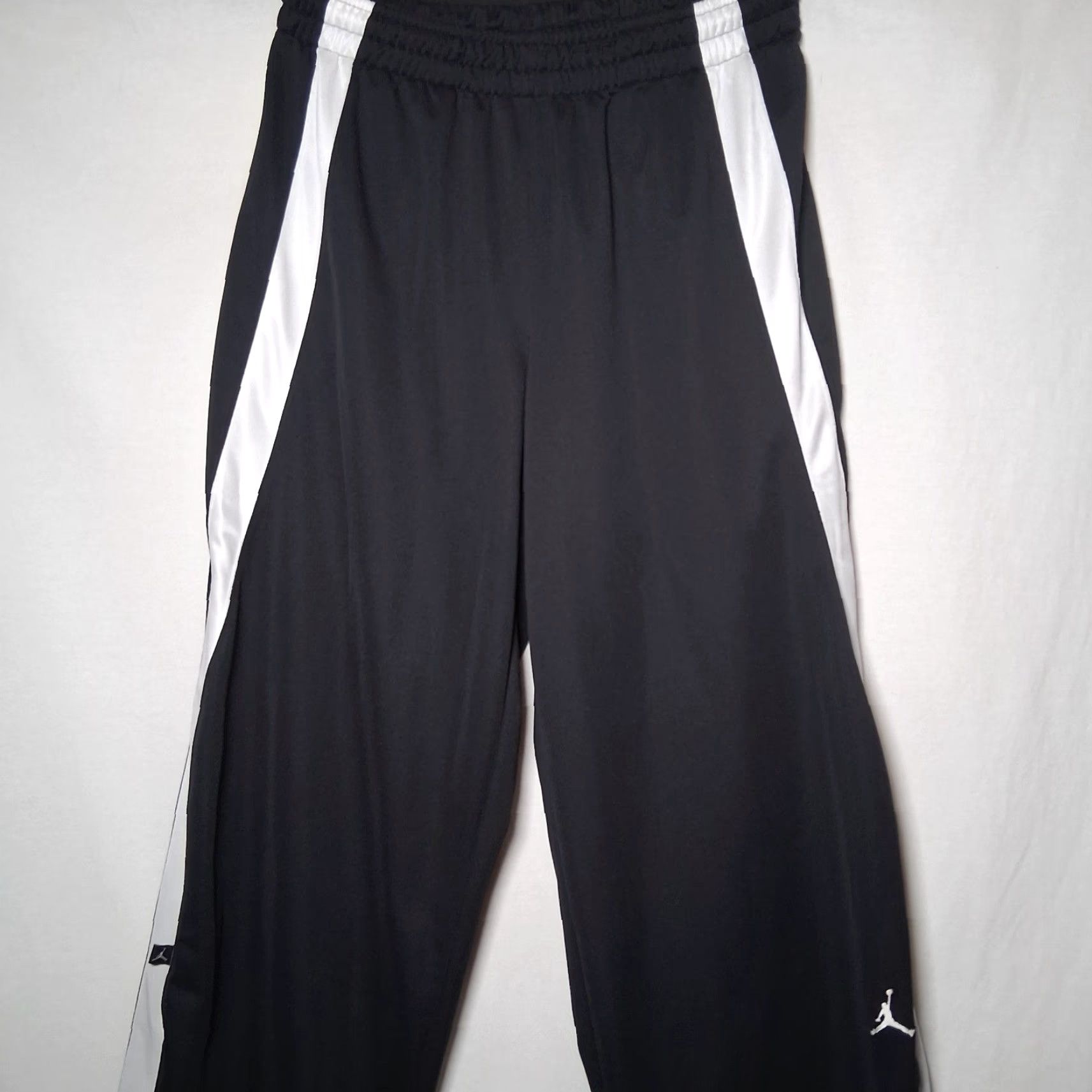 Jordan Brand Air Jordan Pants Men XL Black Stripe Athletic Sports Athleisure Read Size US 36 / EU 52 - 3 Thumbnail