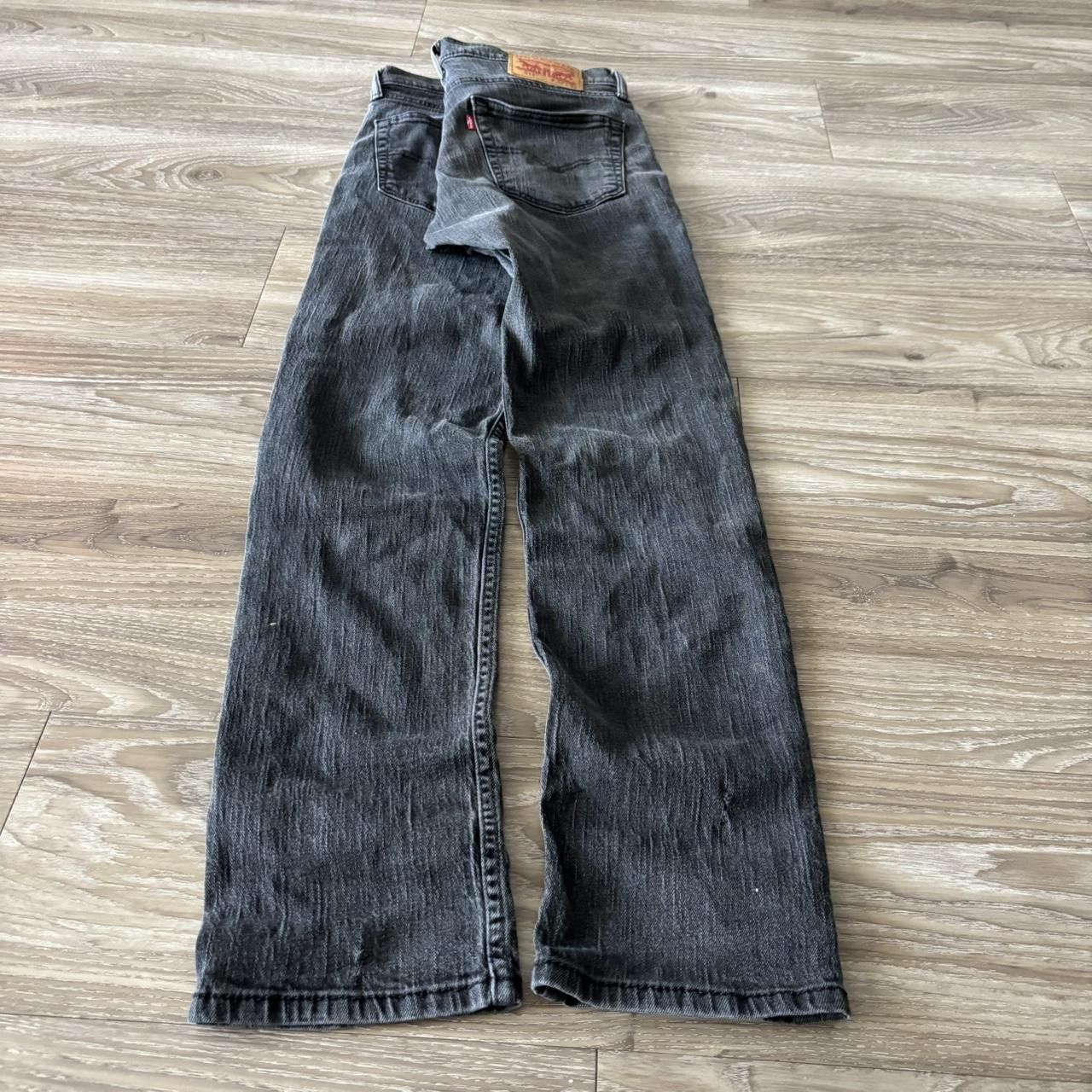 Levi's Crazy Vintage Y2K/2000s Grunge Black Levis Skinny Denim Jeans! 32x31 Size US 32 / EU 48 - 4 Thumbnail