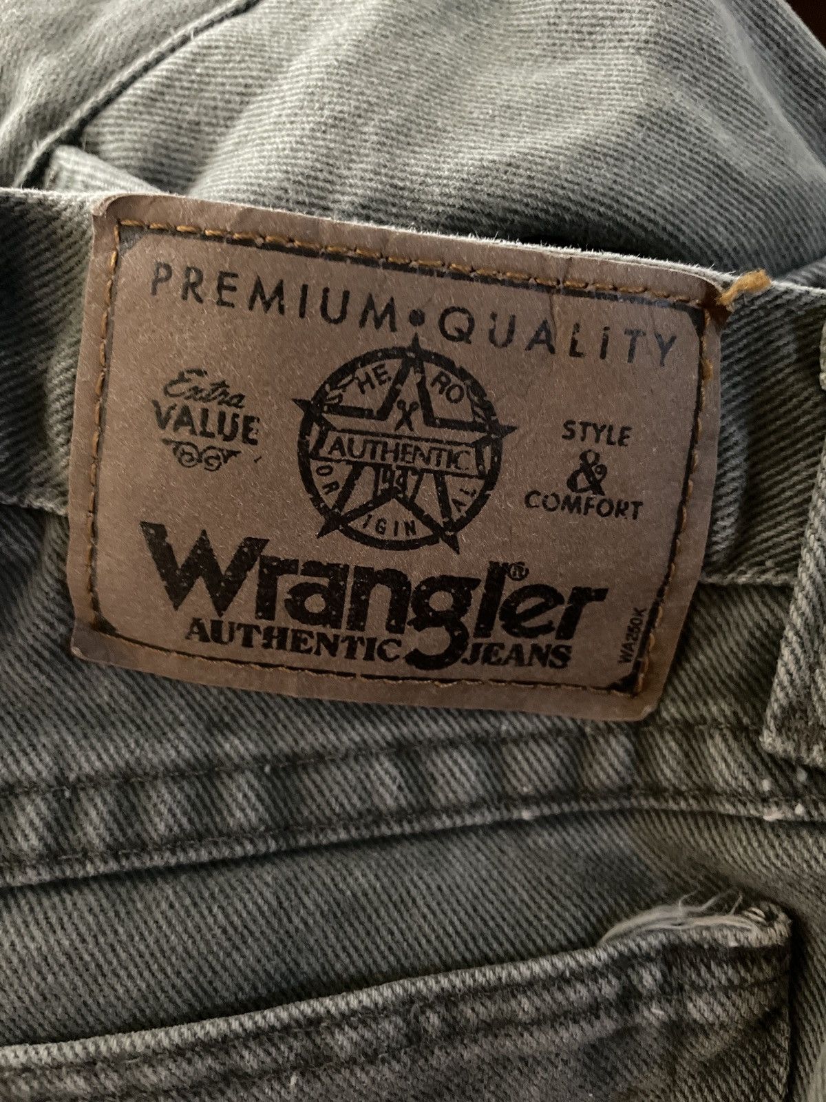 Vintage × Wrangler Vintage Wrangler Shorts Olive Green Jean Denim Jorts Shorts Size US 36 / EU 52 - 3 Thumbnail