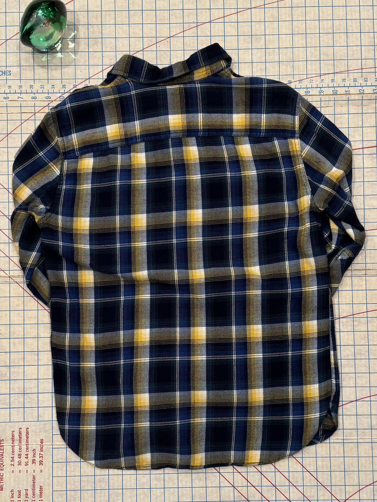 Pendleton Gap x Pendleton Plaid Button Up Shirt Blue and Yellow Medium Size US M / EU 48-50 / 2 - 10 Thumbnail