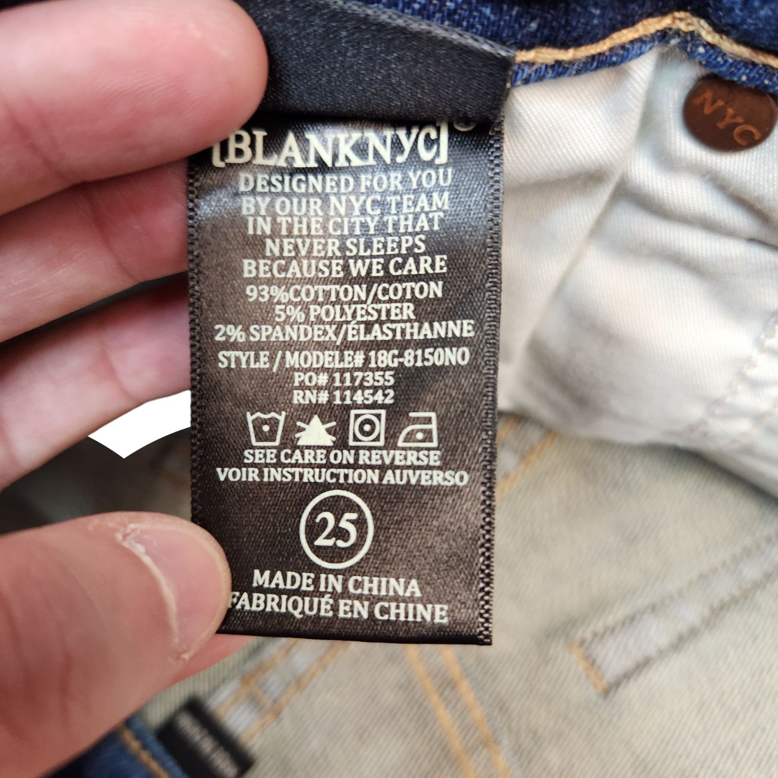 BLANKNYC Blank NYC Fulton Shorts Womens Denim Destroyed Roll Up 25 Size 25" / US 0 / IT 36 - 8 Thumbnail