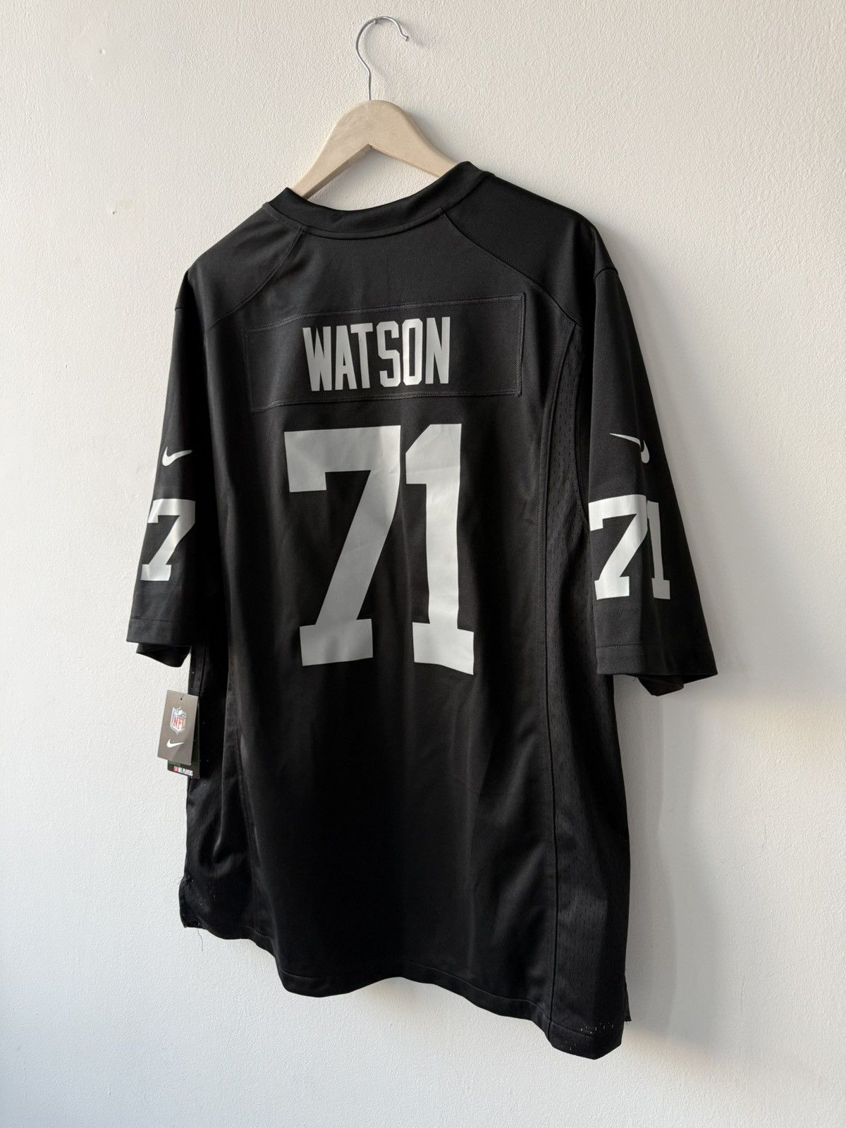 Nike Nike NFL Las Vegas Raiders Watson #71 Game Jersey Size XL Size US XL / EU 56 / 4 - 6 Thumbnail