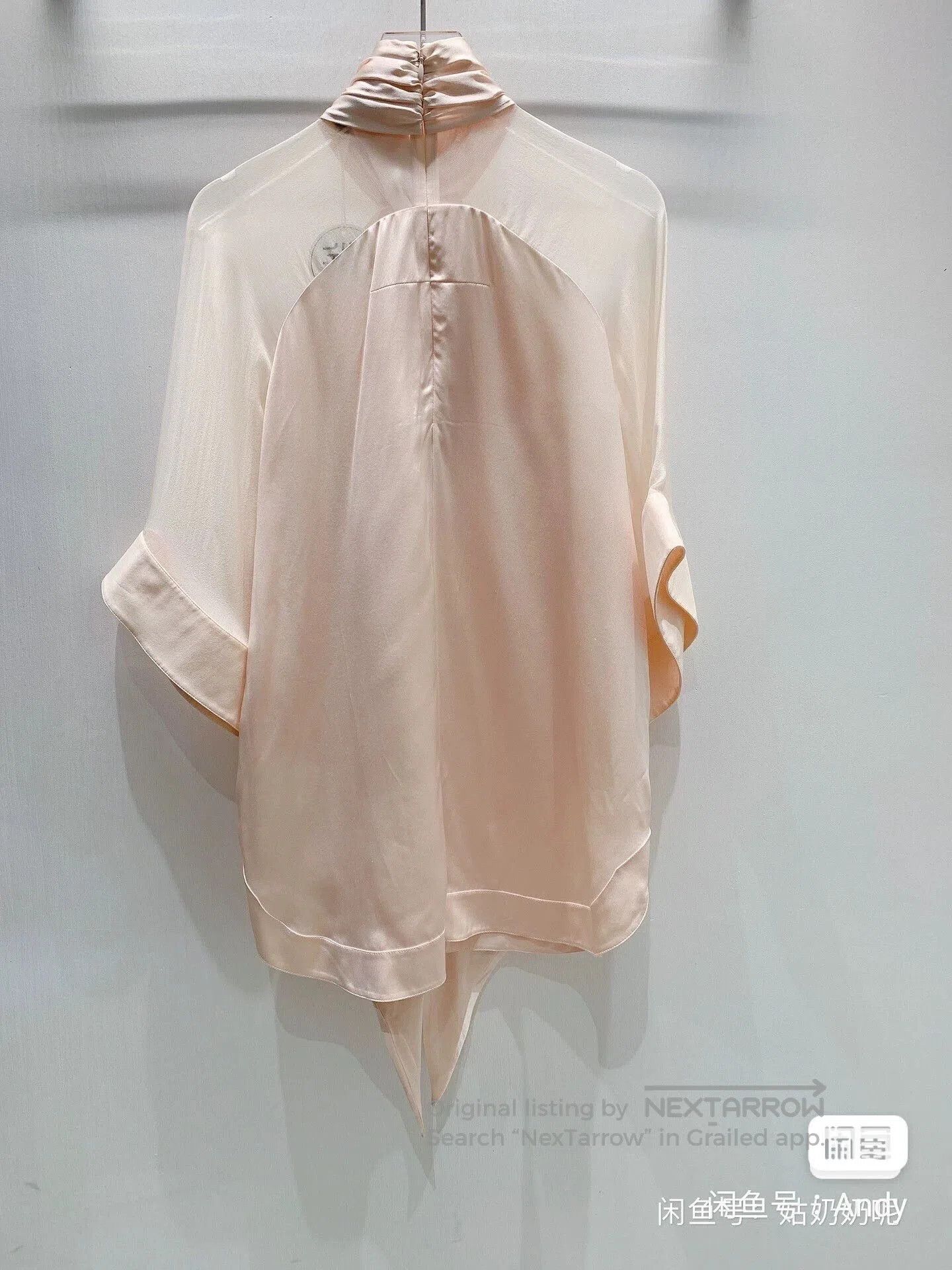 Givenchy Pink Silk Blouse Size 38M.