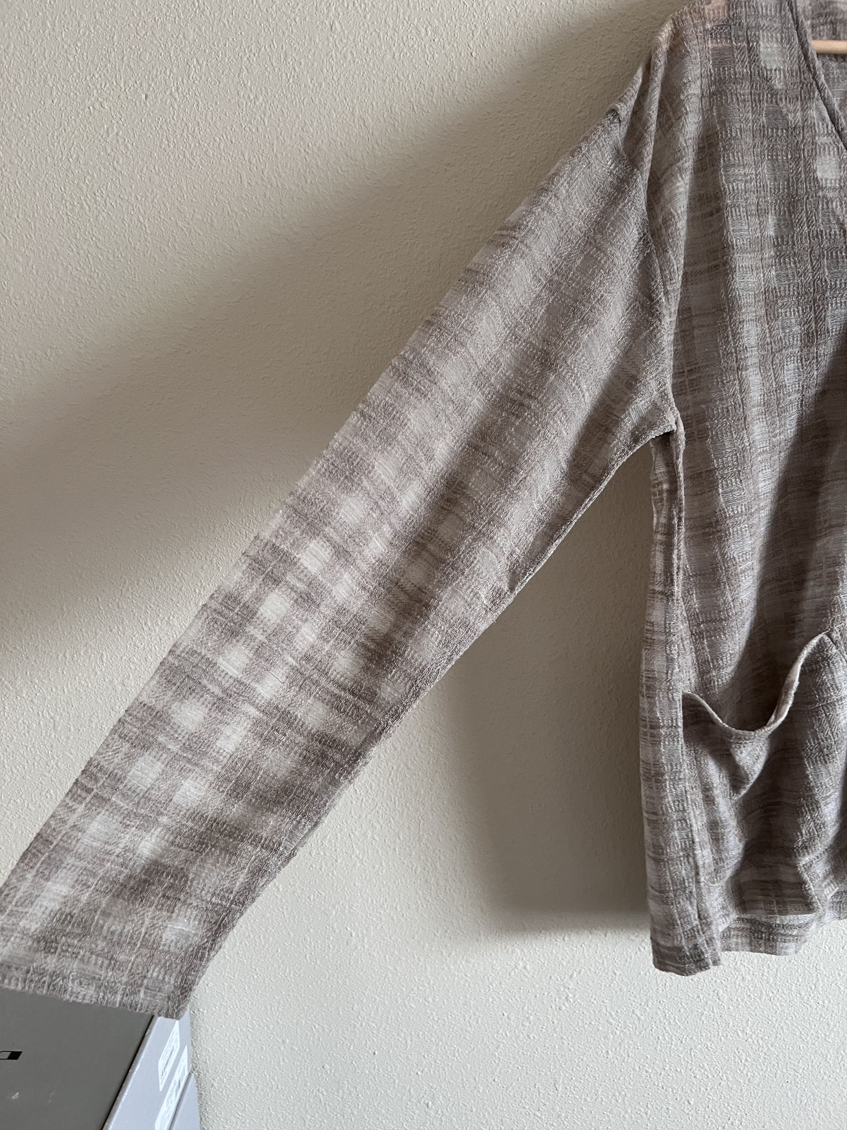 Our Legacy Our Legacy Grey Disintegration Check Cardigan Size US M / EU 48-50 / 2 - 4 Thumbnail