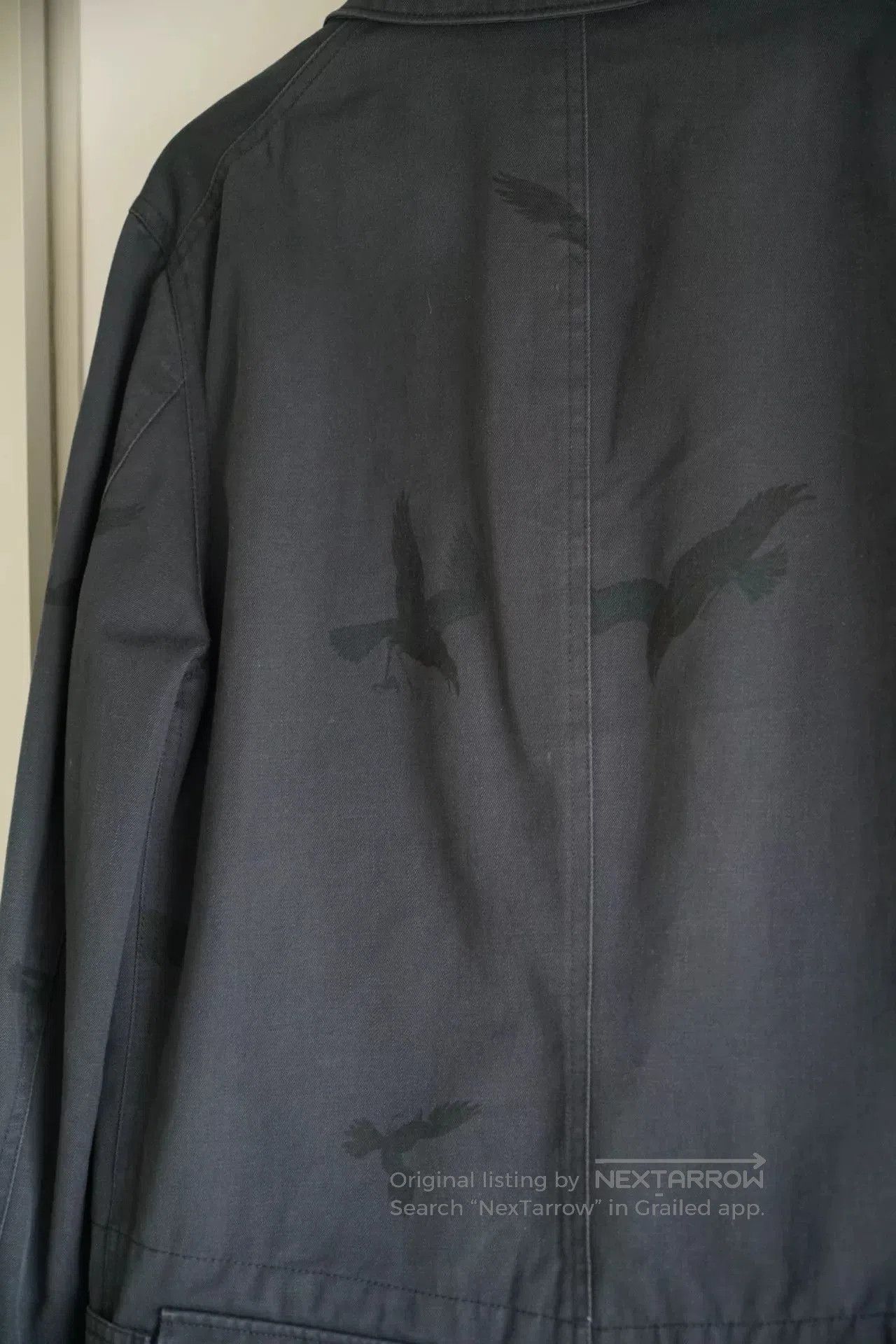 Yohji Yamamoto Yohji Yamamoto Raven Print Suit Jacket. Size US M / EU 48-50 / 2 - 3 Thumbnail