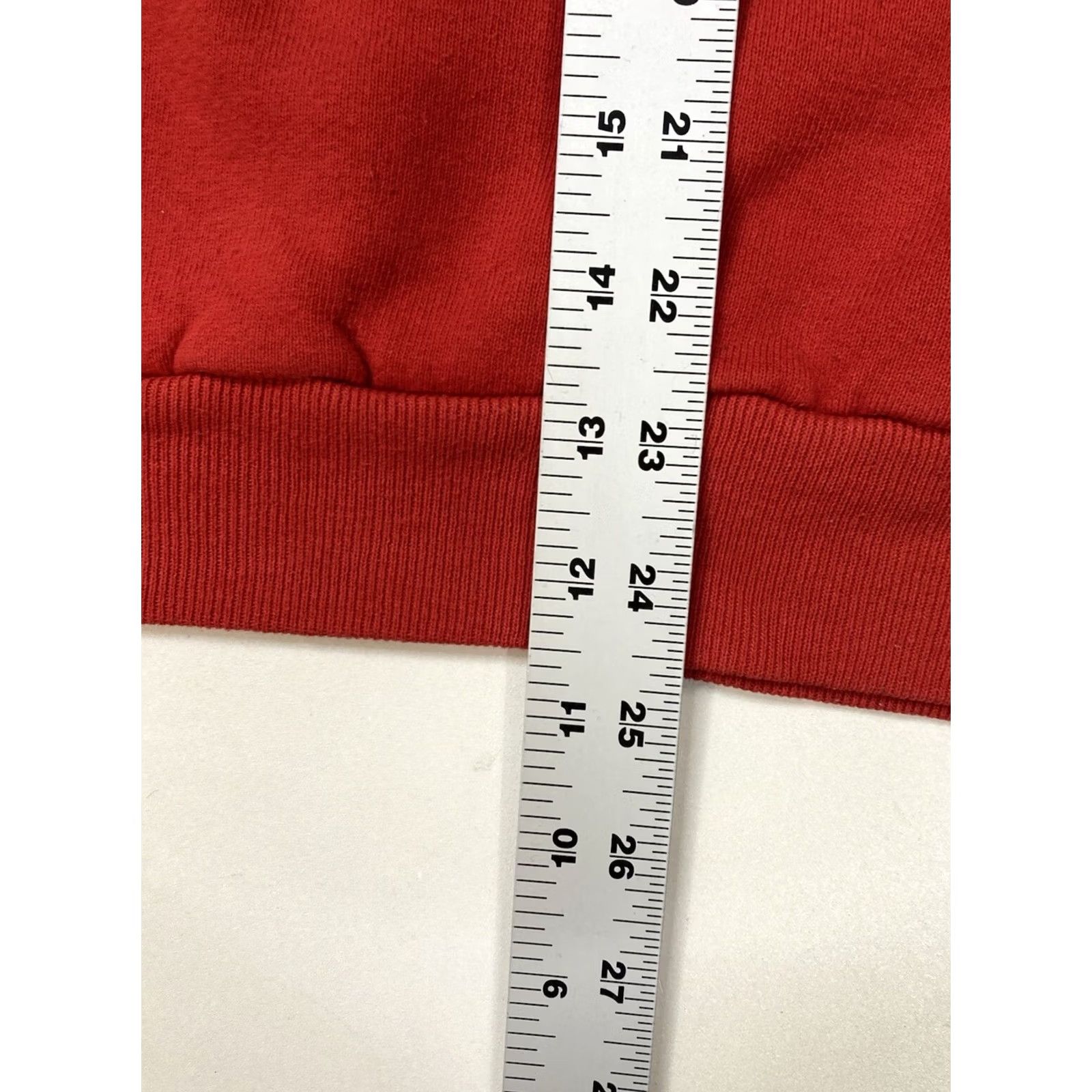 Jerzees VINTAGE Jerzees Sweatshirt Red 90s USA Graphic Print Crewneck Men Small Jerseys City USA Shirt Size US S / EU 44-46 / 1 - 8 Thumbnail