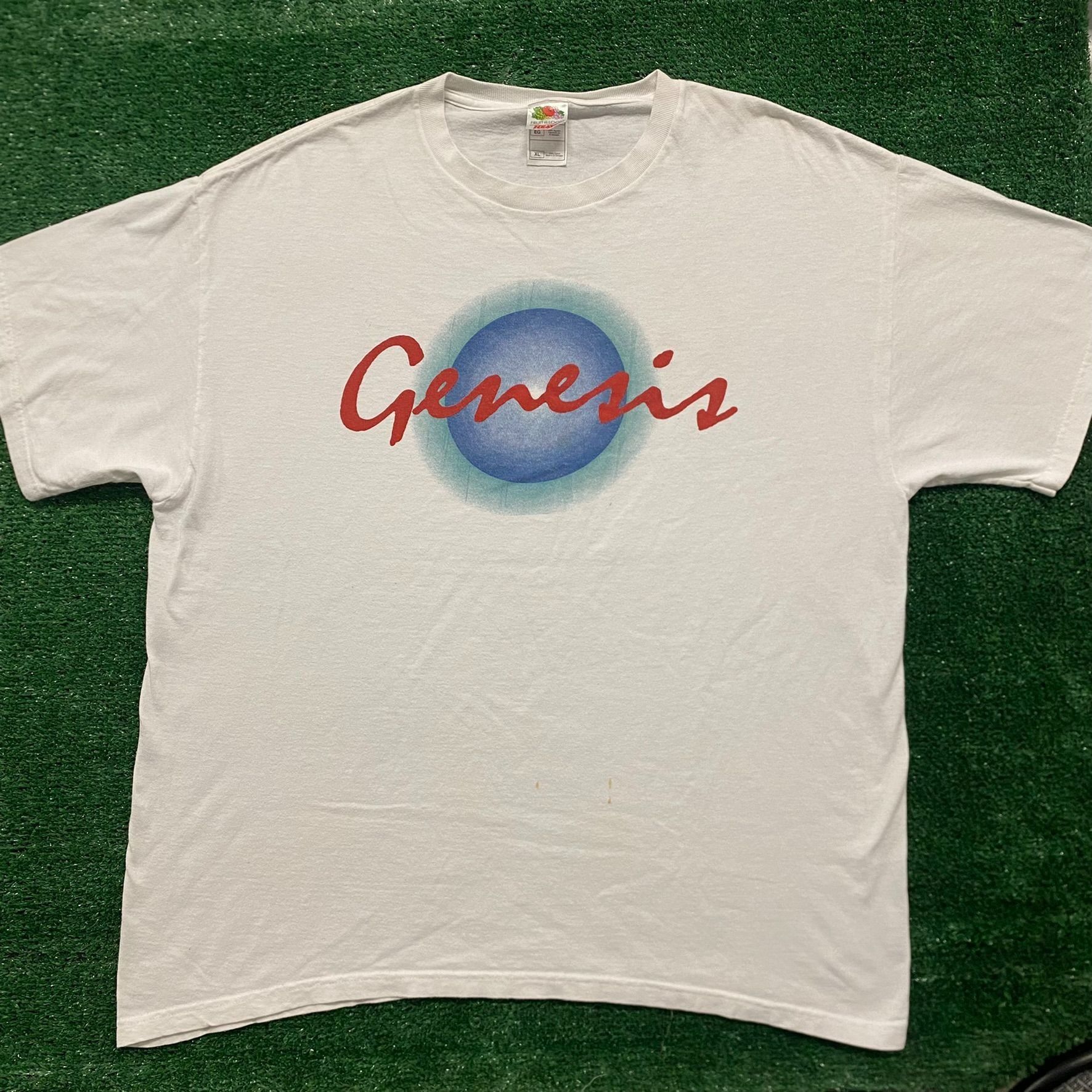 Band Tees Vintage Y2K Genesis Logo Baggy Essential Rock Band Tee Size US XL / EU 56 / 4 - 1 Thumbnail