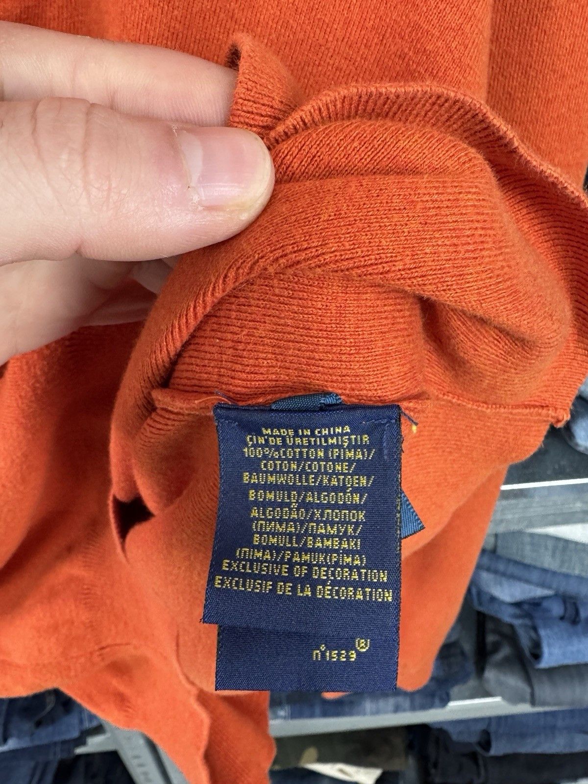 Polo Ralph Lauren Polo Ralph Lauren Cotton Crewneck Pullover Sweater Size US XXL / EU 58 / 5 - 5 Thumbnail