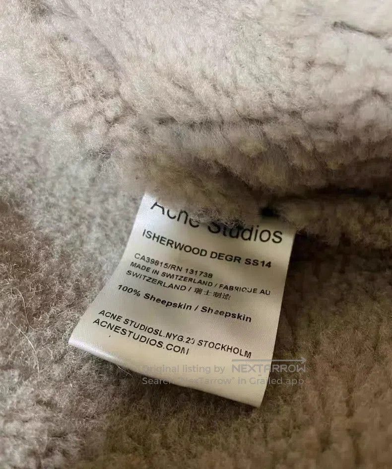 Acne Studios Acne Studios Sheepskin and Fur Biker Jacket Size S / US 4 / IT 40 - 3 Thumbnail