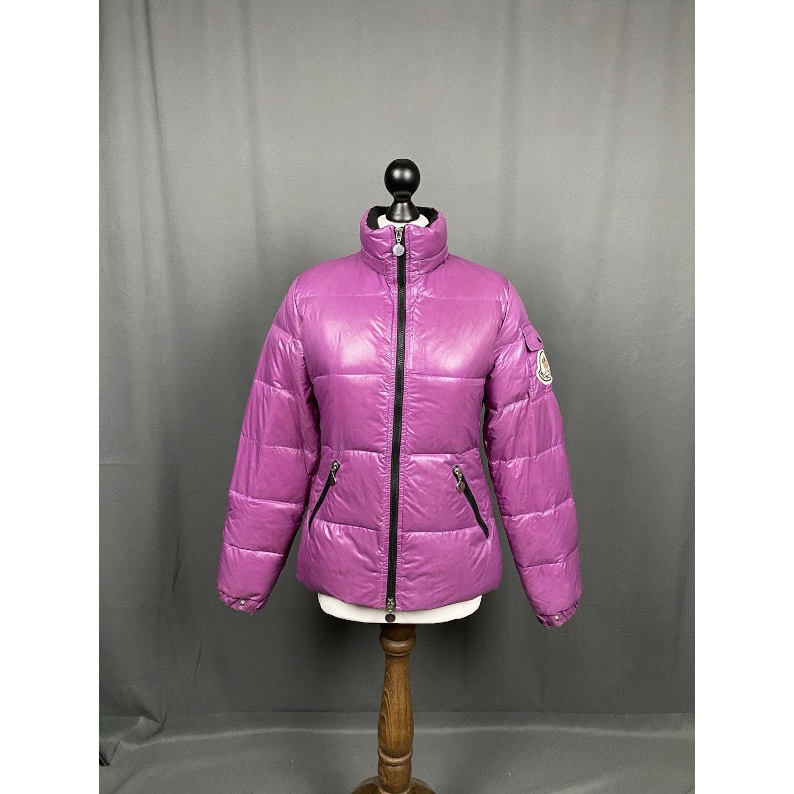 Moncler Moncler Badia Vintage Women's Pink Purple Down Insulated Puf Size S / US 4 / IT 40 - 3 Thumbnail