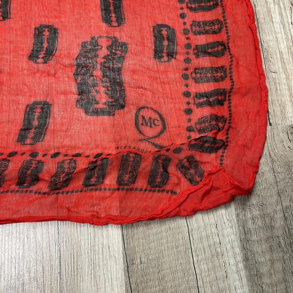 MCQ Alexander Mcqueen silk scarf monogram Measurements: 90cm Size ONE SIZE - 4 Thumbnail