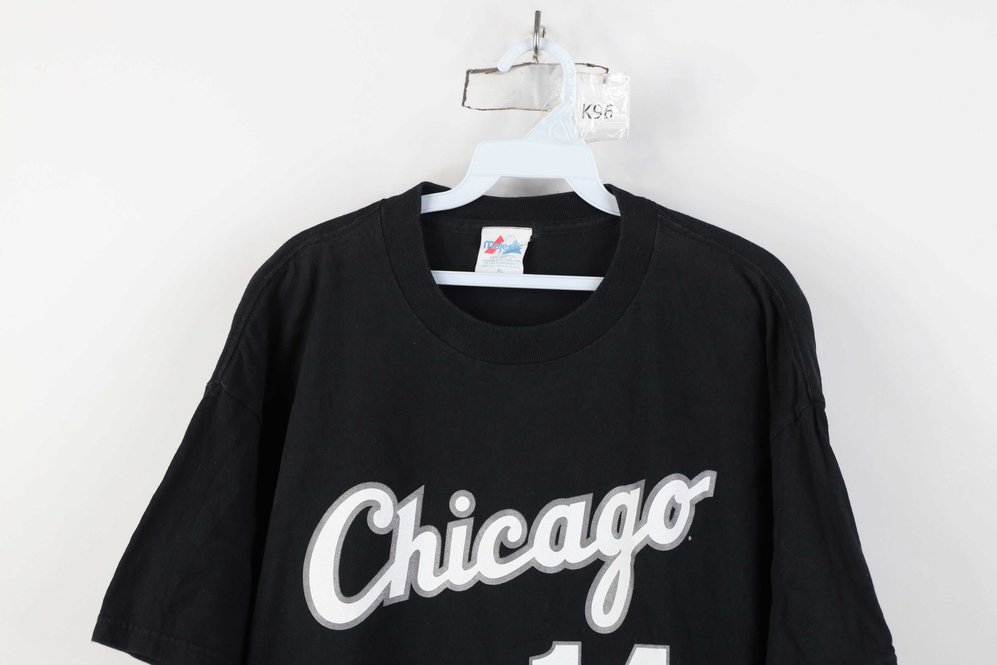 Majestic Vintage 90s Majestic Konerko Chicago White Jersey T-Shirt Size US XL / EU 56 / 4 - 2 Thumbnail