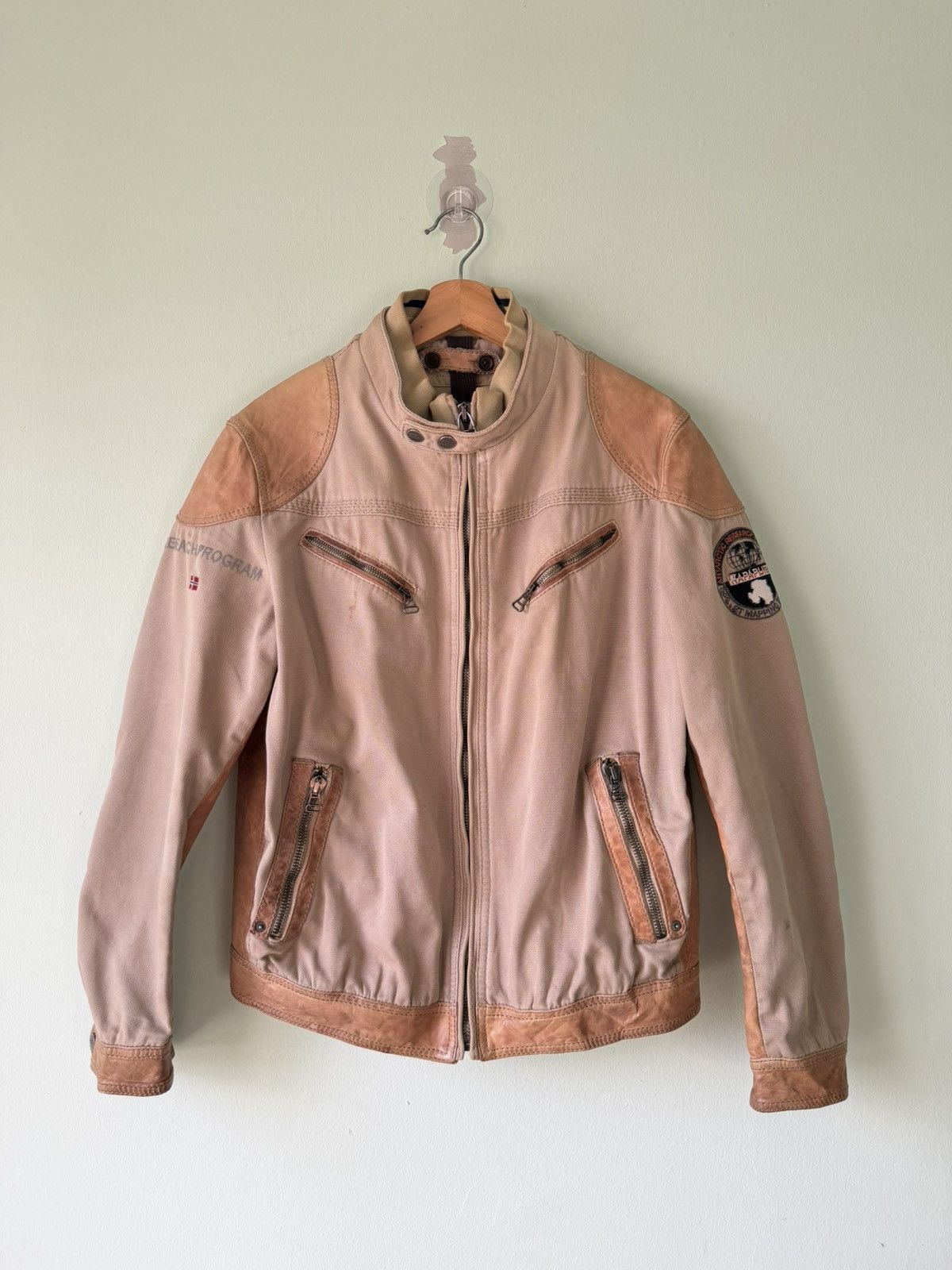 Napapijri Napapijri Antartic Leather Jacket Size US M / EU 48-50 / 2 - 1 Thumbnail
