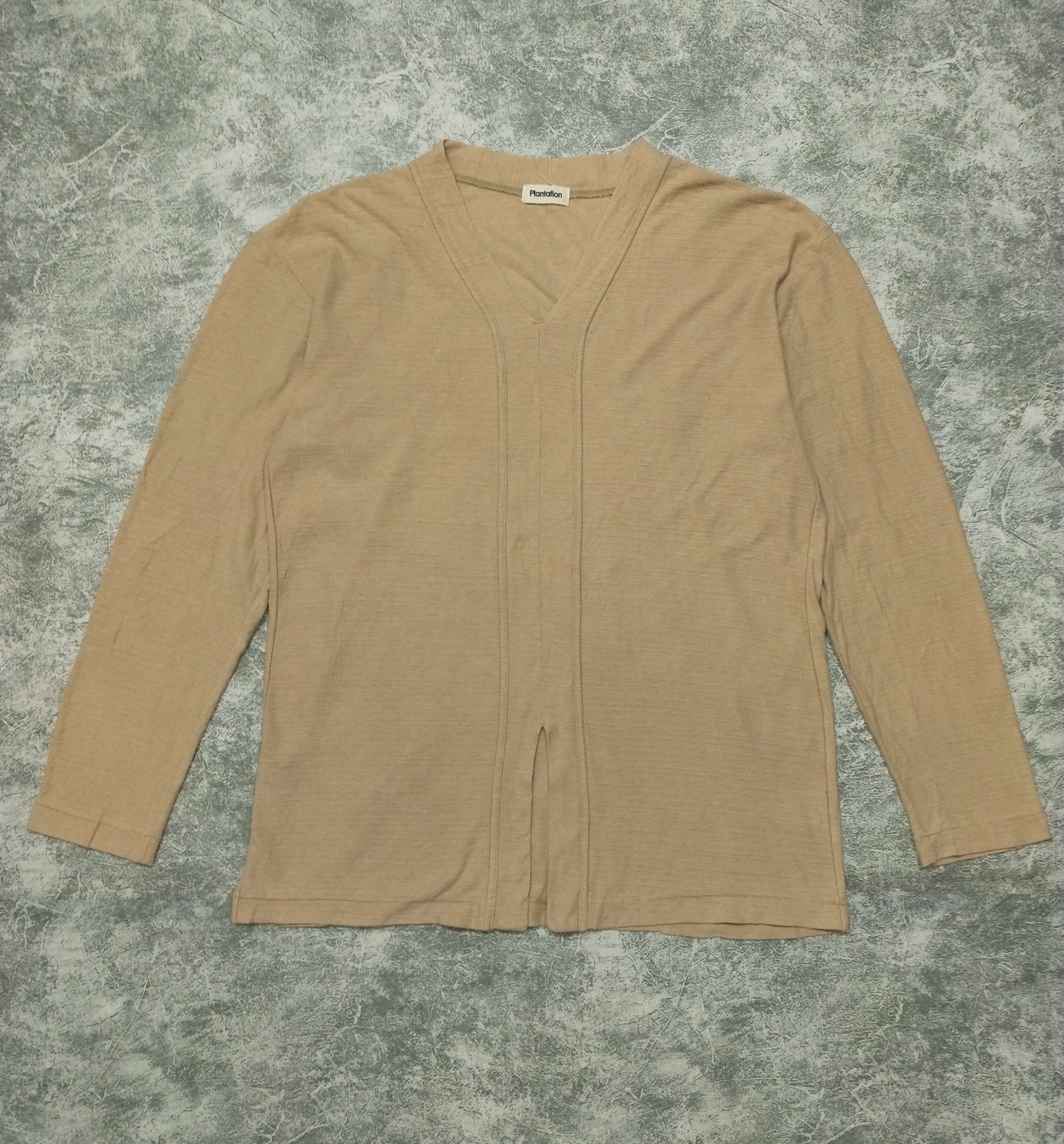 Issey Miyake Plantation by Issey Miyake Vneck stripe Size M / US 6-8 / IT 42-44 - 1 Thumbnail