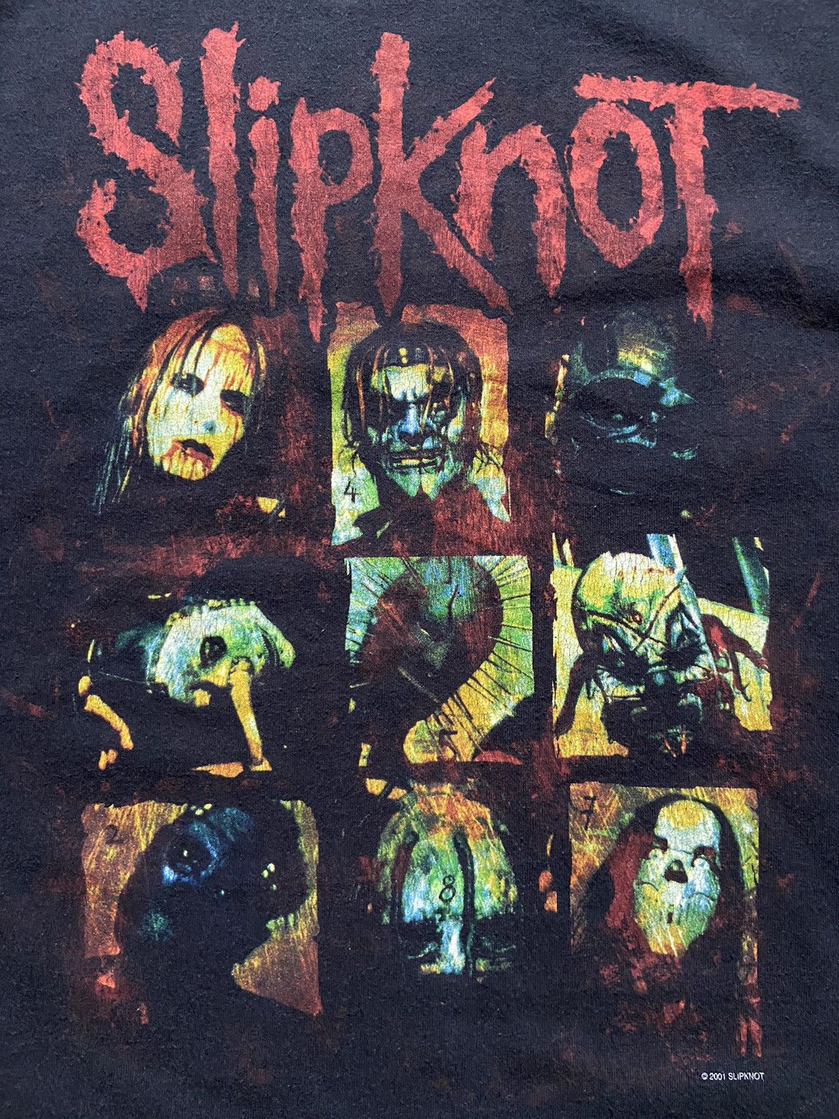 Band Tees Vintage Slipknot Early 00s Iowa 2001 Tee shirt Size US M / EU 48-50 / 2 - 2 Thumbnail