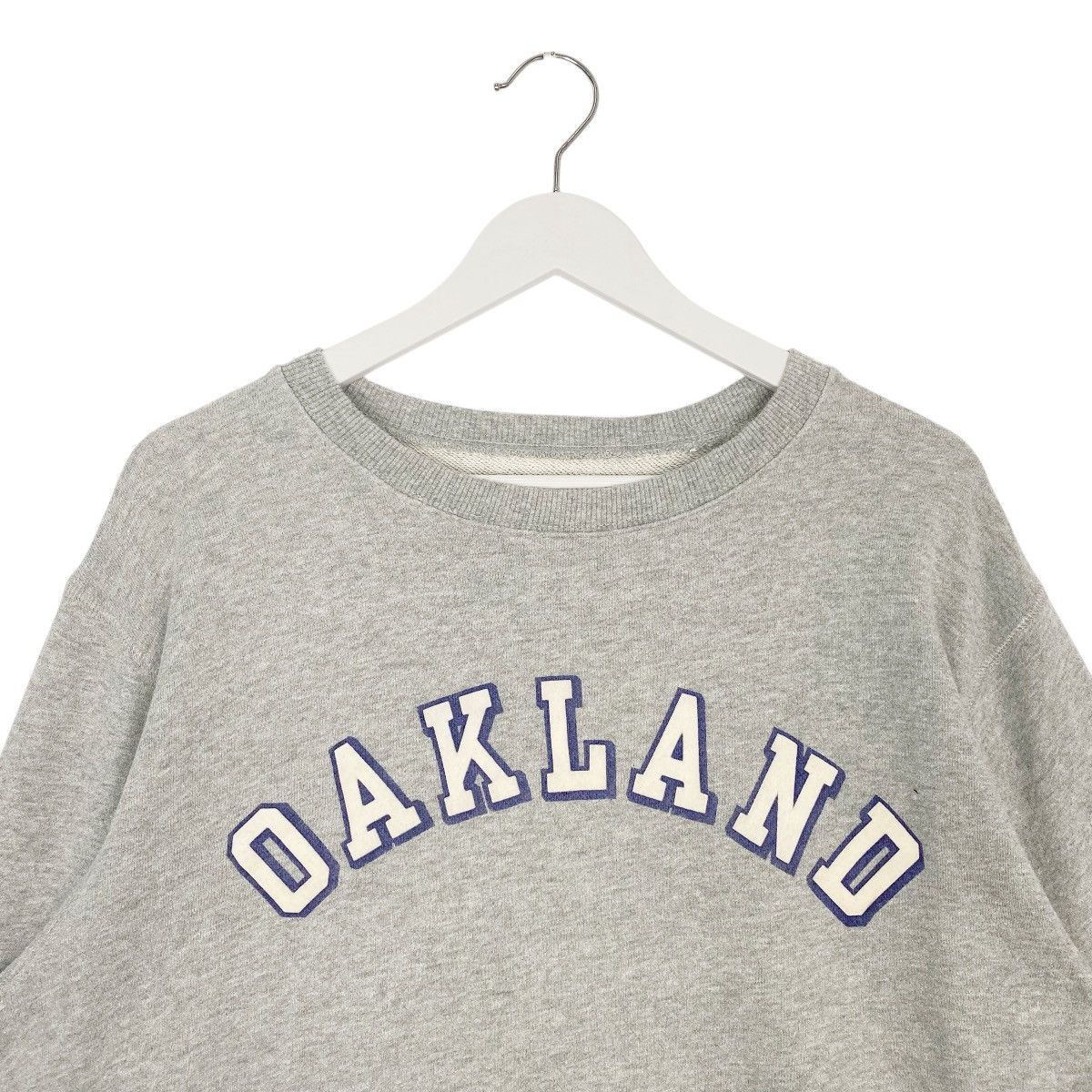 Vintage Vintage Champion Oakland Sweatshirt Crewneck Grey Big Logo Size US M / EU 48-50 / 2 - 4 Thumbnail