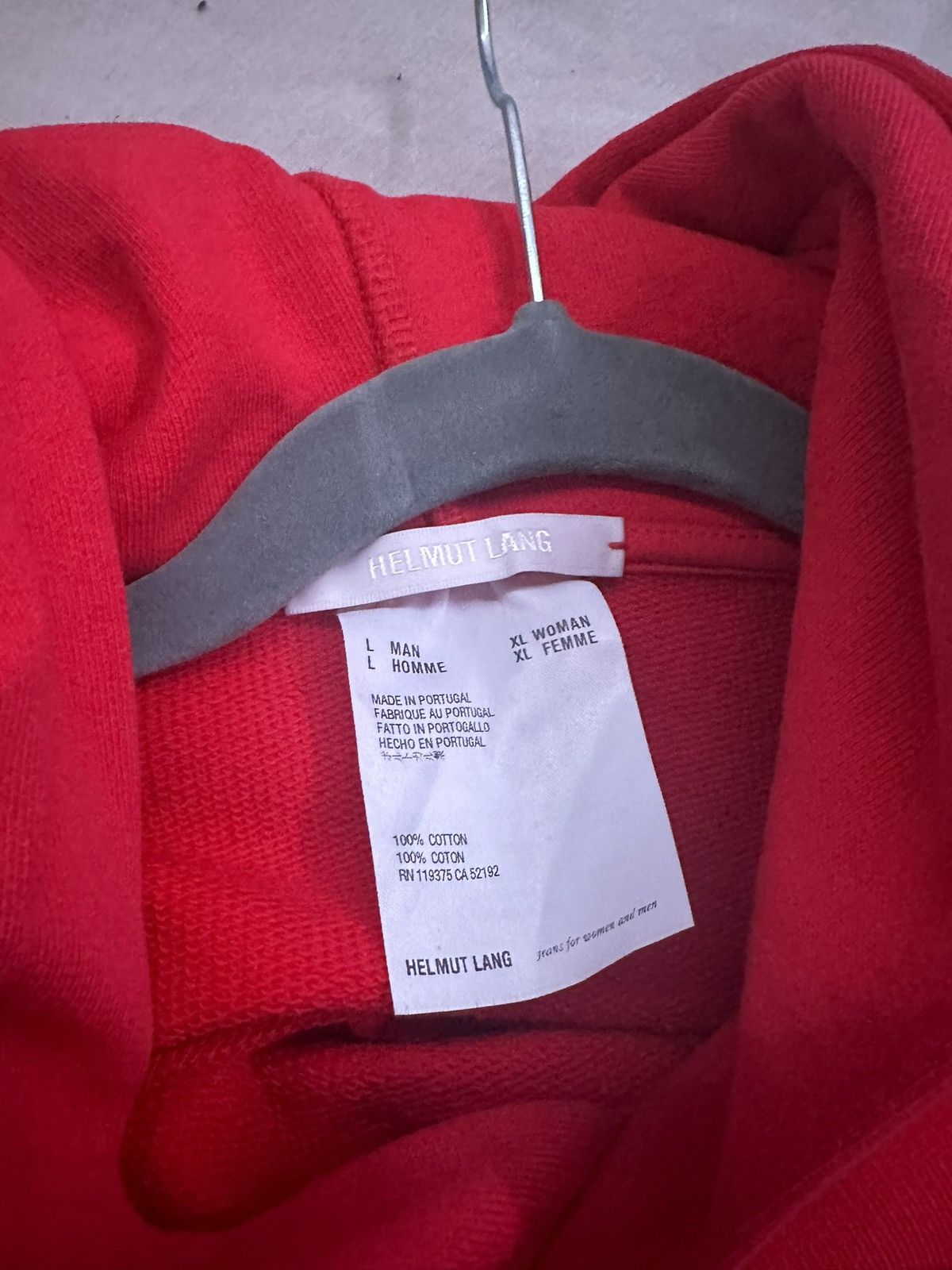 Helmut Lang Helmut Lang Happy Apocalypse Hoodie Size US L / EU 52-54 / 3 - 3 Thumbnail