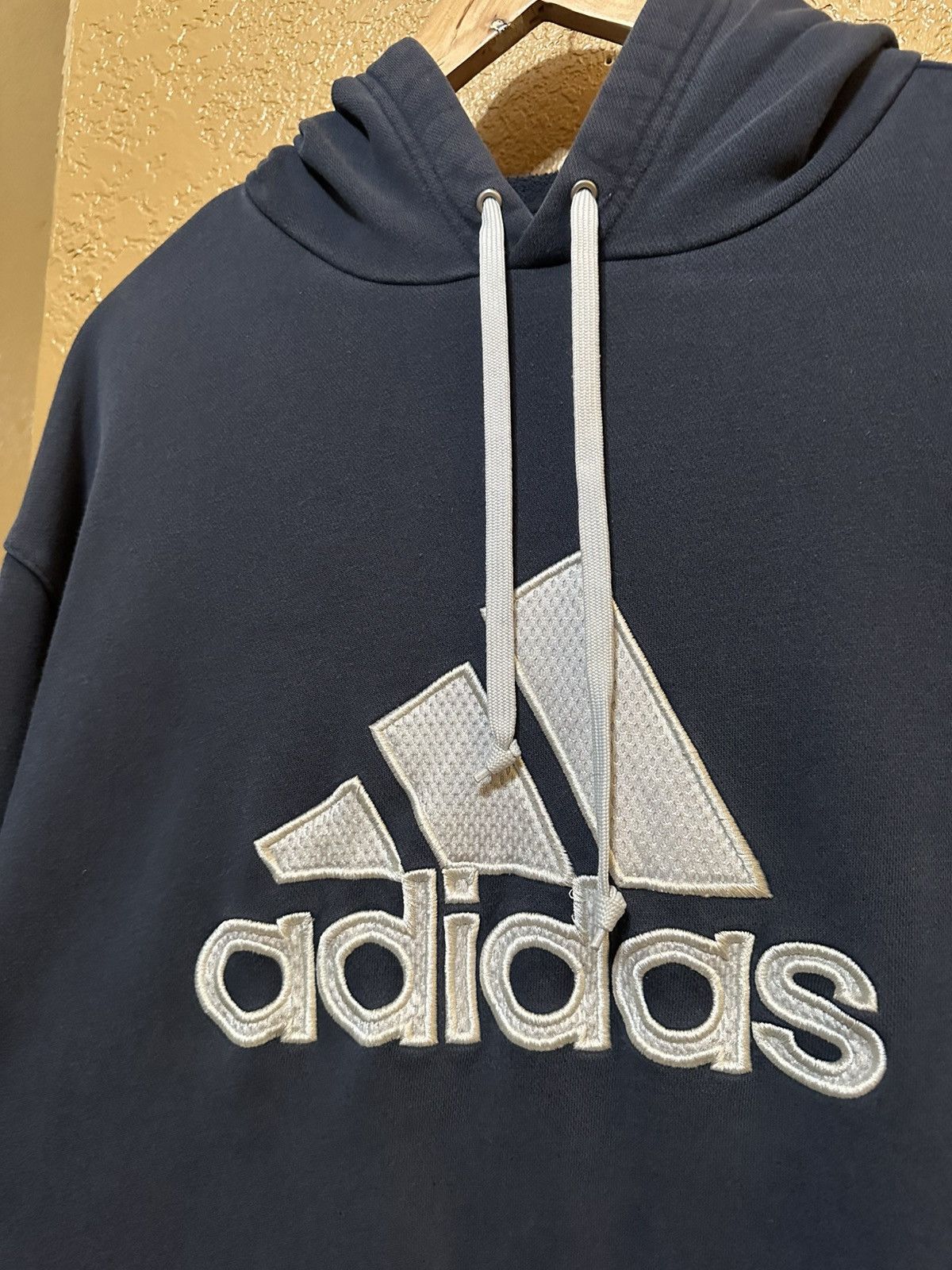 Adidas 🪡 distressed vintage Adidas hoodie xl Size US XL / EU 56 / 4 - 4 Thumbnail