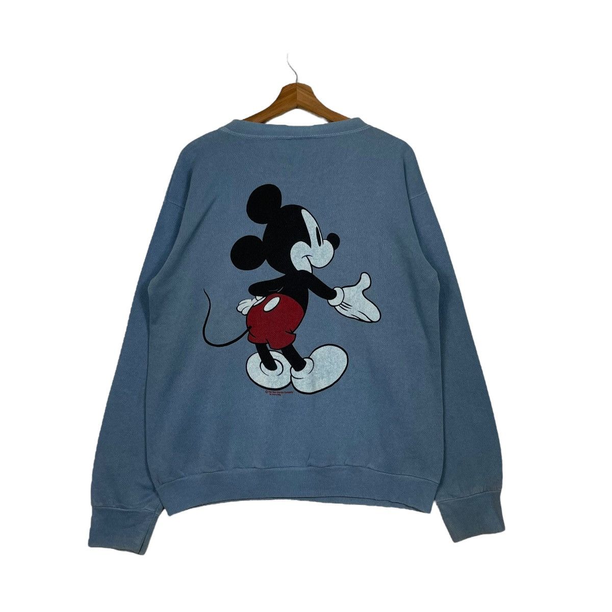 Tultex Vintage 90s Mickey Mouse Sweatshirt Size US L / EU 52-54 / 3 - 7 Thumbnail