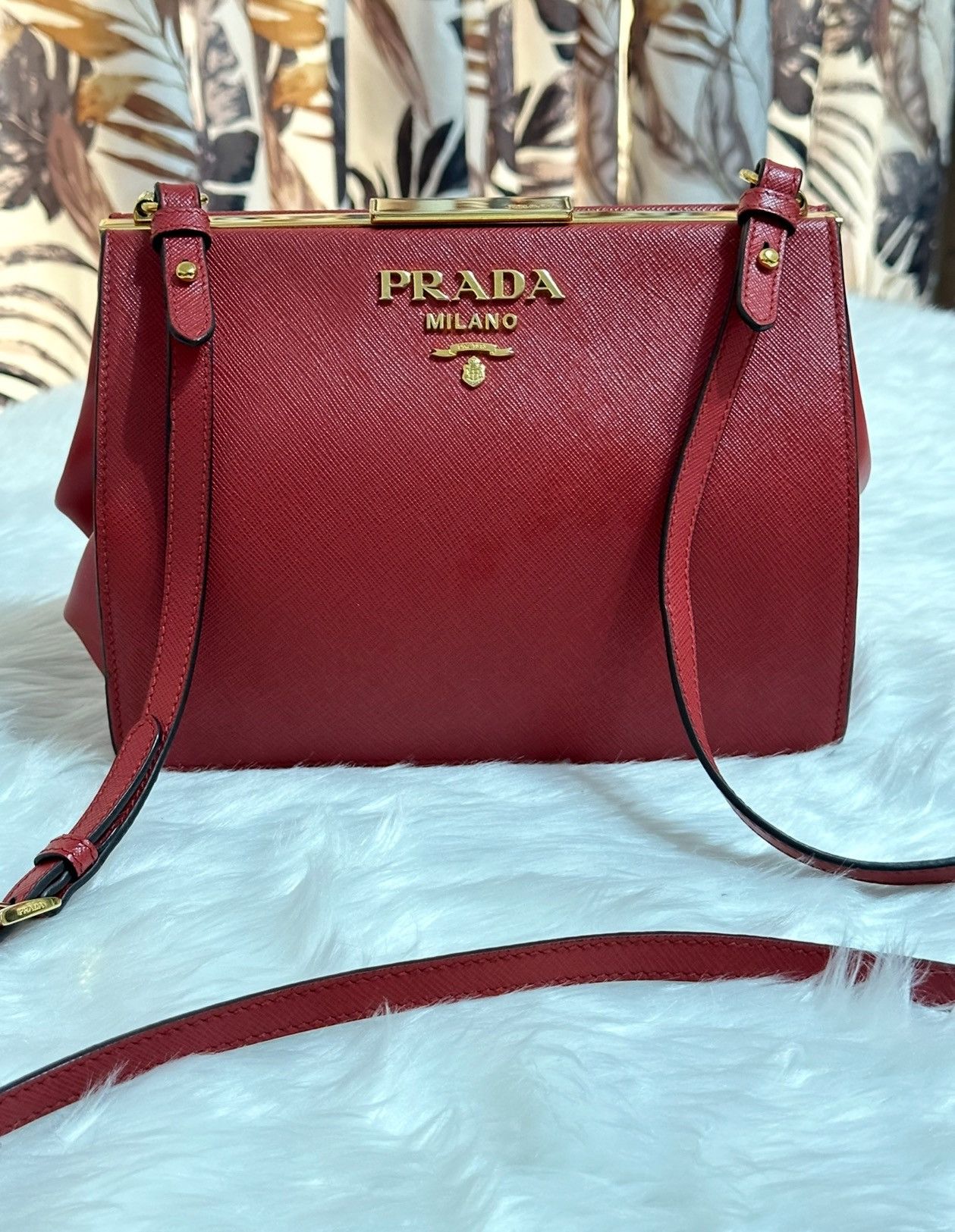 Prada Light Frame Crossbody/Shoulder Bag