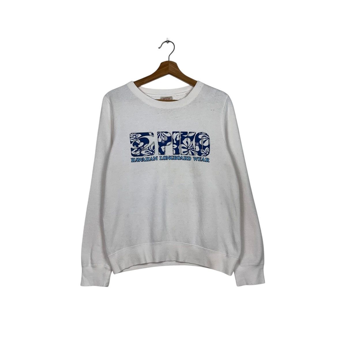 Japanese Brand PIKO Hawaiian Longboard Wear Big Logo Sweatshirt #2020-C88 Size US M / EU 48-50 / 2 - 1 Thumbnail
