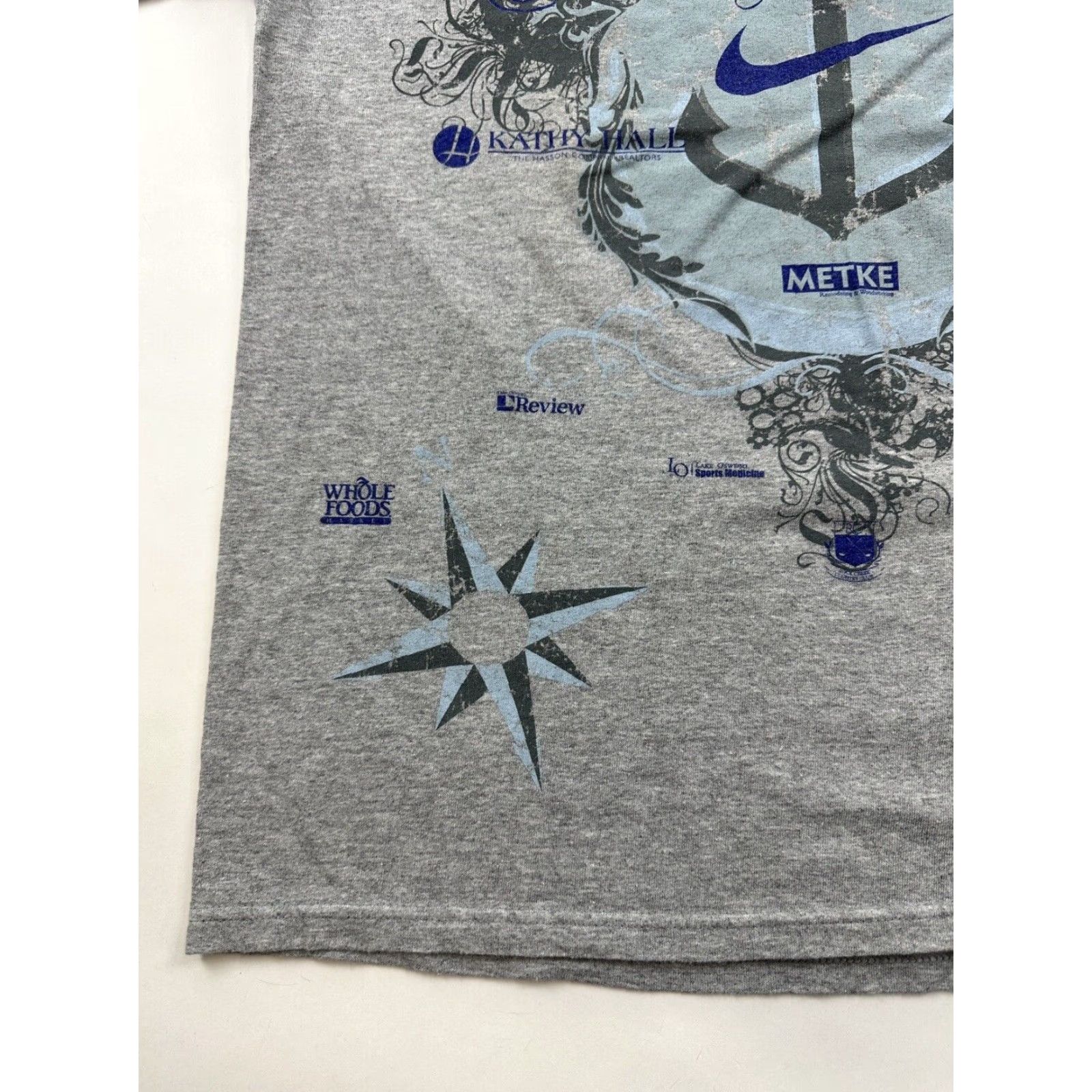 Nike Nike Shirt Men’s Large Gray Lake Run 2008 Marathon Lake Oswego Oregon Size US L / EU 52-54 / 3 - 2 Thumbnail