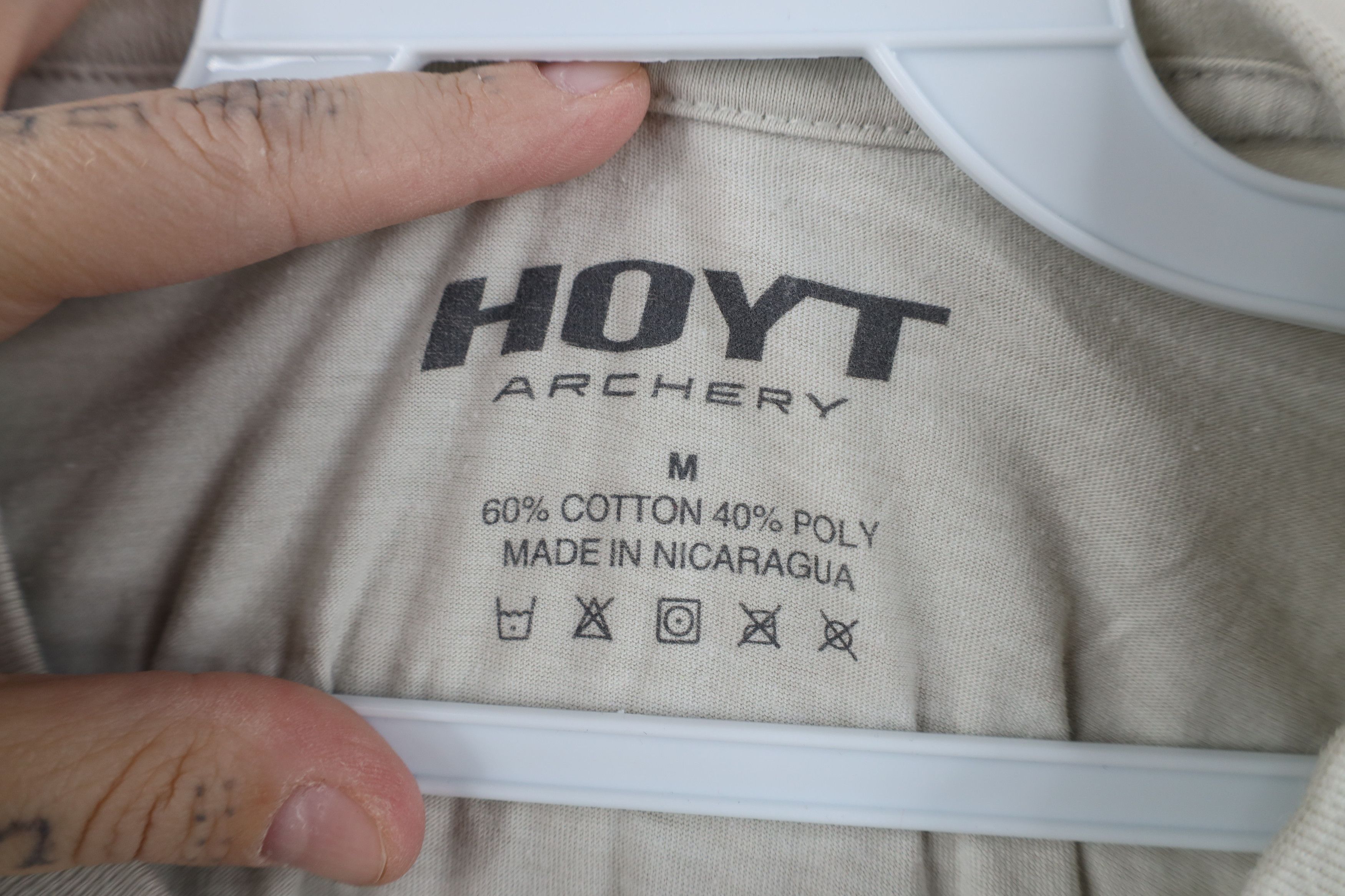 Vintage Hoyt Archery Spell Out Short Sleeve Hunting T-Shirt Gray Size US M / EU 48-50 / 2 - 10 Thumbnail