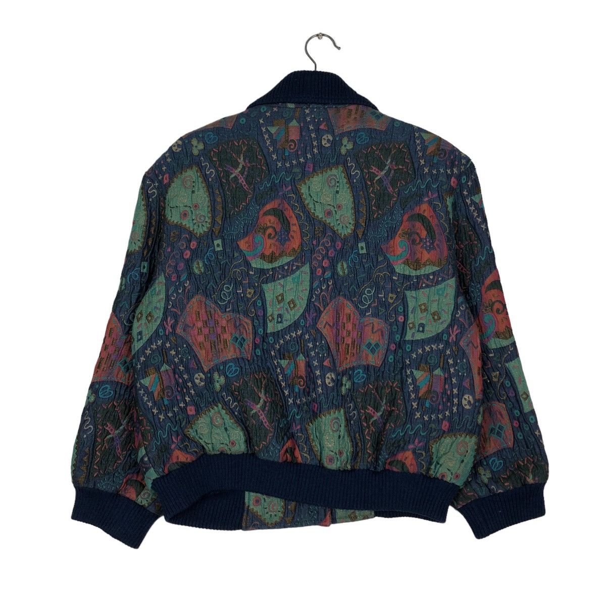 Japanese Brand 🔥Vintage Bomber Jacket Double Collar Reina Art Issey Miyake Size US M / EU 48-50 / 2 - 8 Thumbnail
