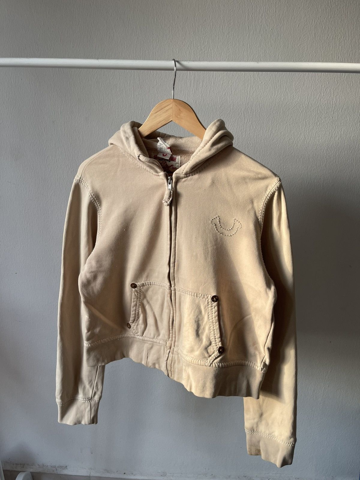 True Religion 2000s True Religion Crop Hoodie Size US S / EU 44-46 / 1 - 2 Thumbnail