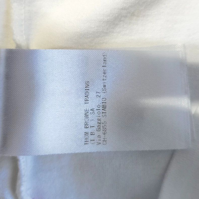 Thom Browne Thom Browne Round collar classic short sleeves Size US L / EU 52-54 / 3 - 8 Thumbnail