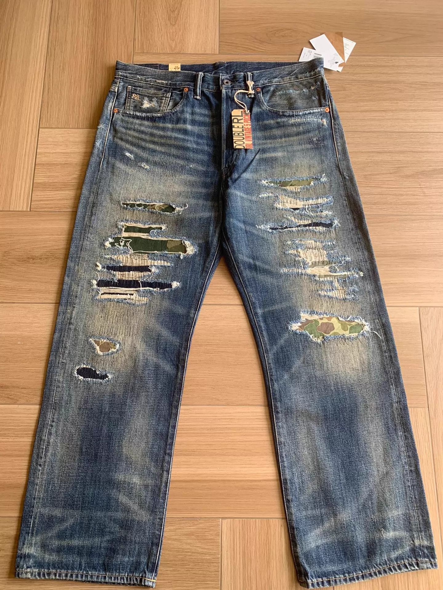 RRL Ralph Lauren RRL 26 Spring Vintage 5-Pocket Averie Wash Jeans Size US 36 / EU 52 - 1 Thumbnail