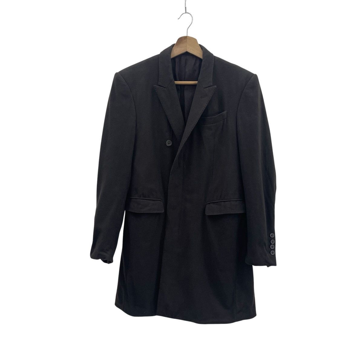 Lad Musician Vintage LAD MUSICIAN Asymmetric Wool Blazer Coat Size US S / EU 44-46 / 1 - 1 Thumbnail